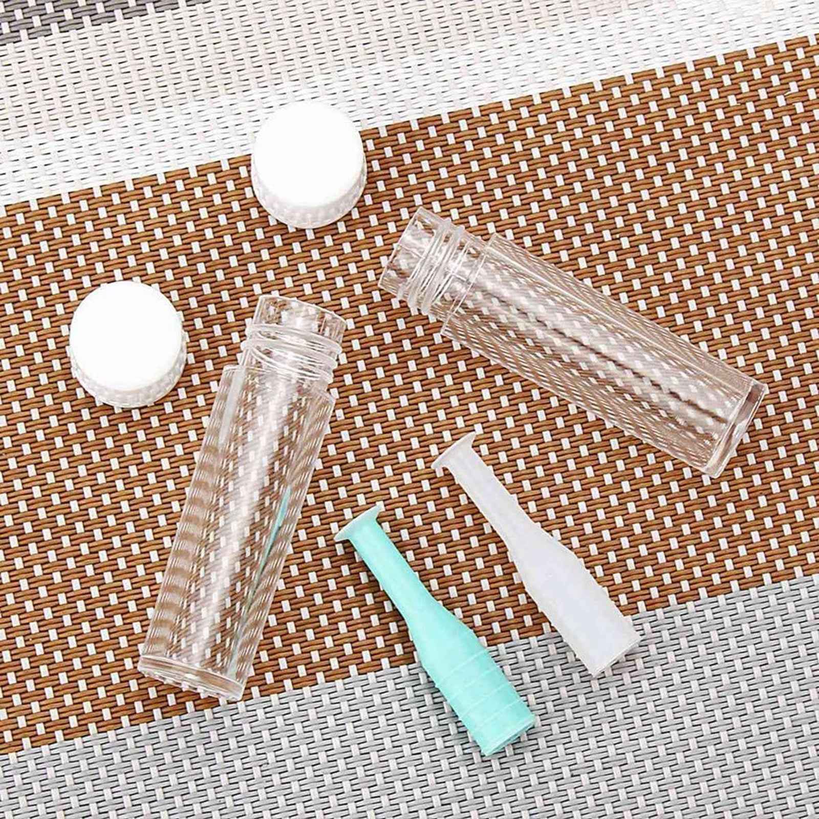 Soft Hard Contact Lens Remover Insertion Tool Stick Plunger White 10pcs