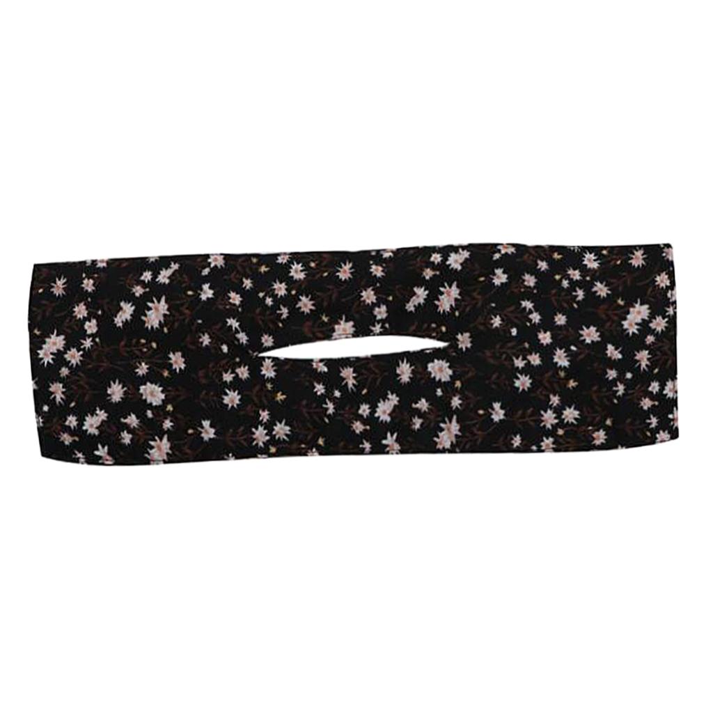 Deft Bun Fashion Hair Bands Women Summer Knotted Wire Headband Print D1