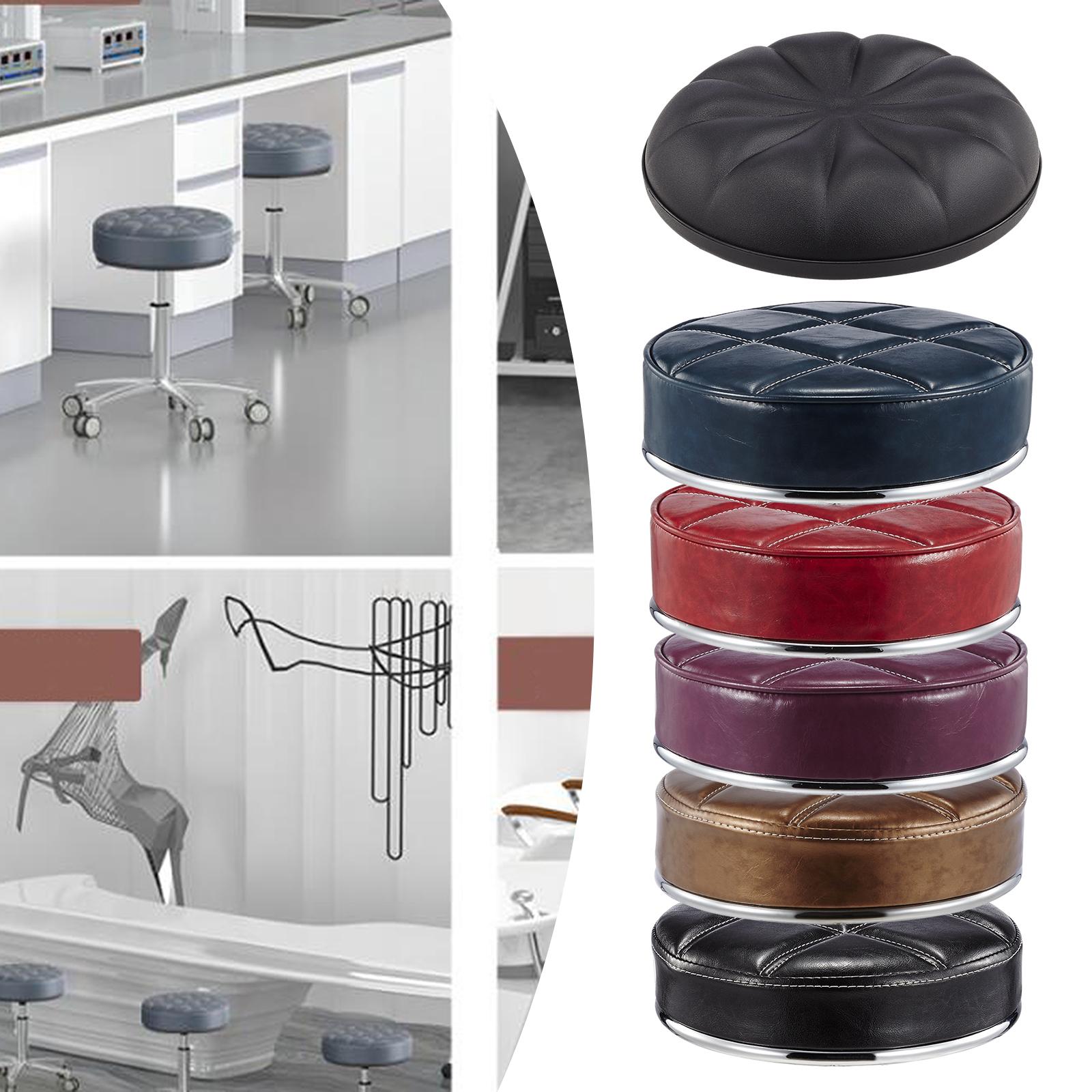 Bar Stool Seat Cushion Replacement Heavy-Duty for SPA Salon Chair Black B