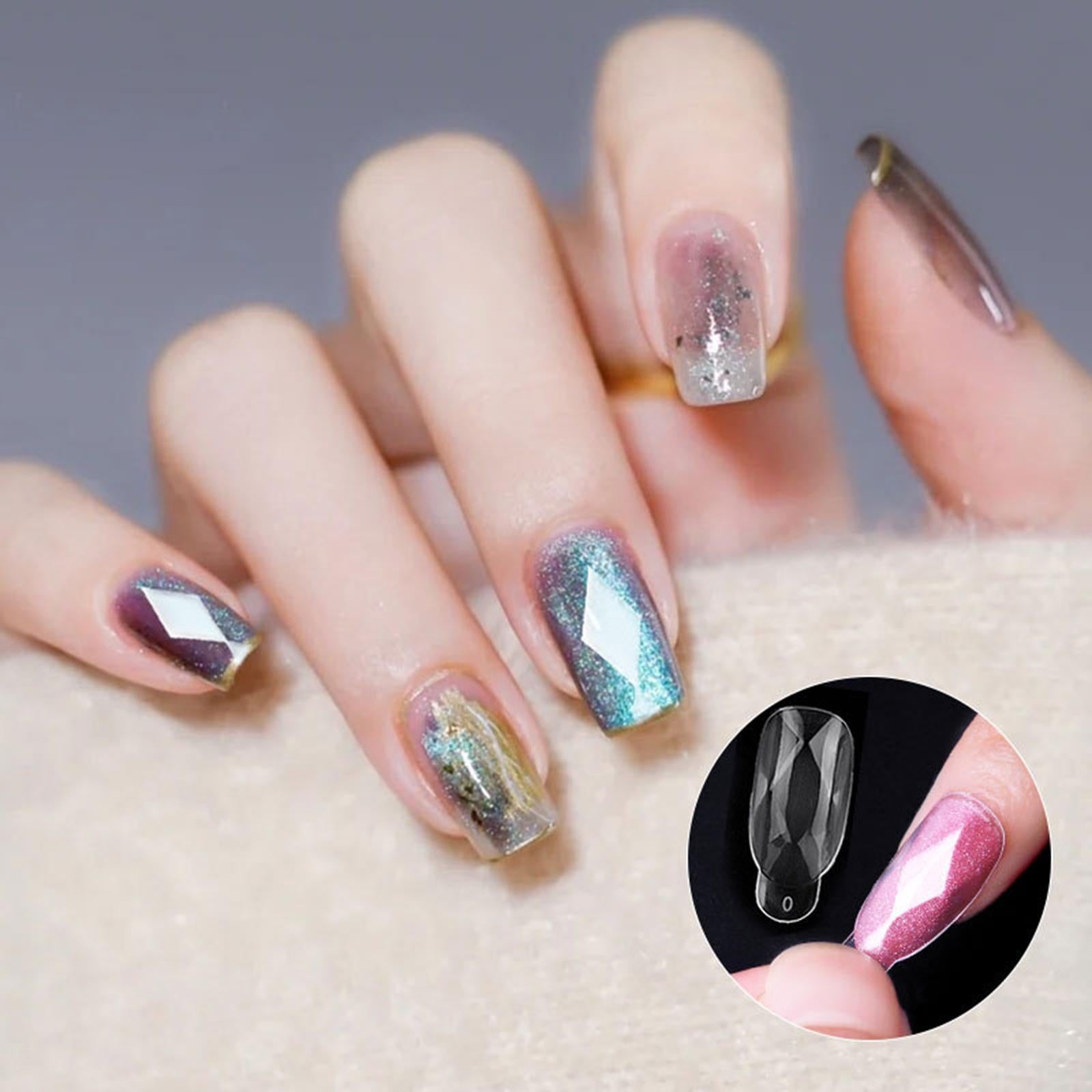 2xPlastic Artificial False Nail Tips Fake Nails Fingernail Nail Art