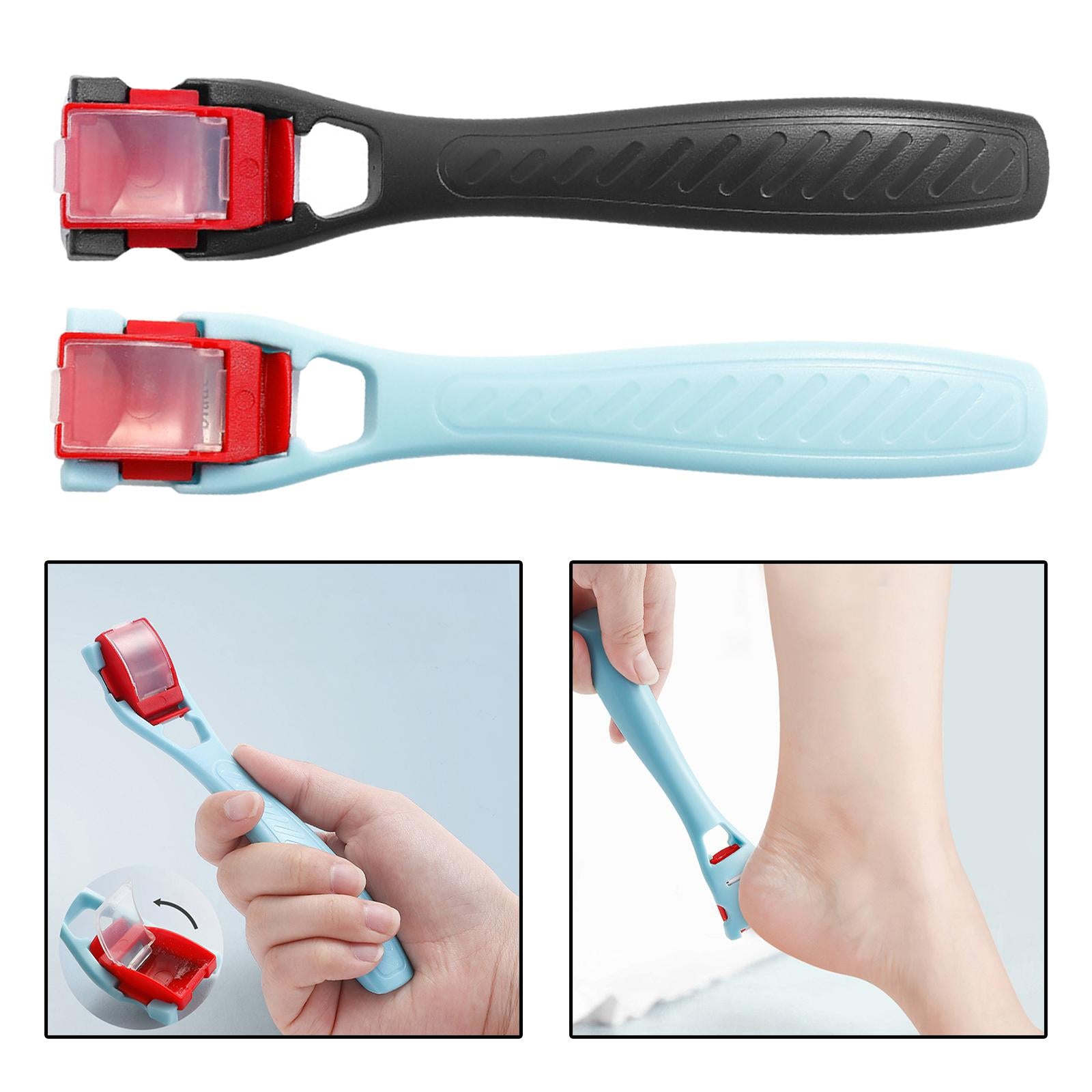 4xFoot Rasp Hard Skin Remover Tools for Women Men Foot Care Blue