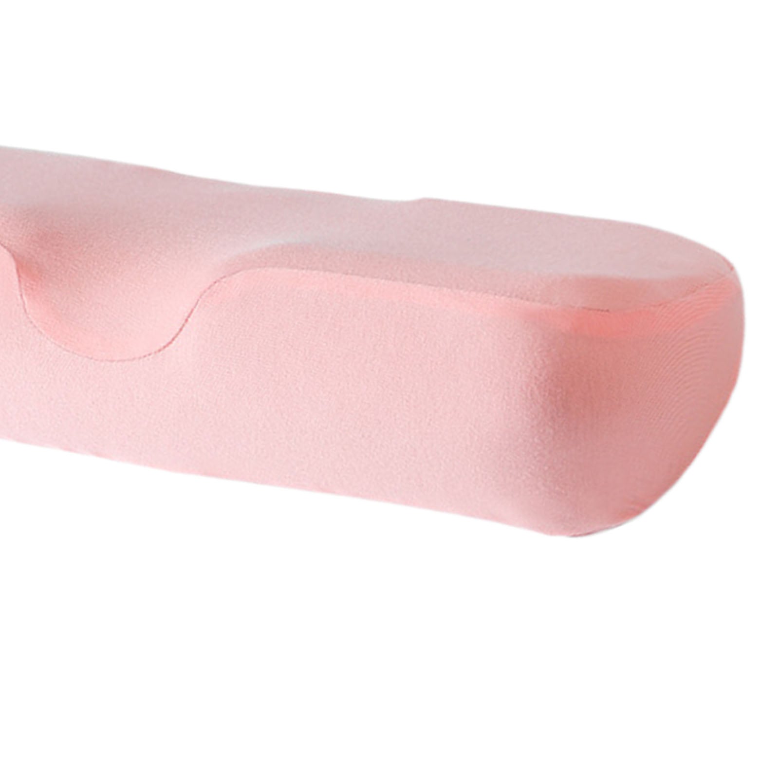 Cervical Pillow Memory Foam for Orthopedic Stomach Sleepers Stress Pink