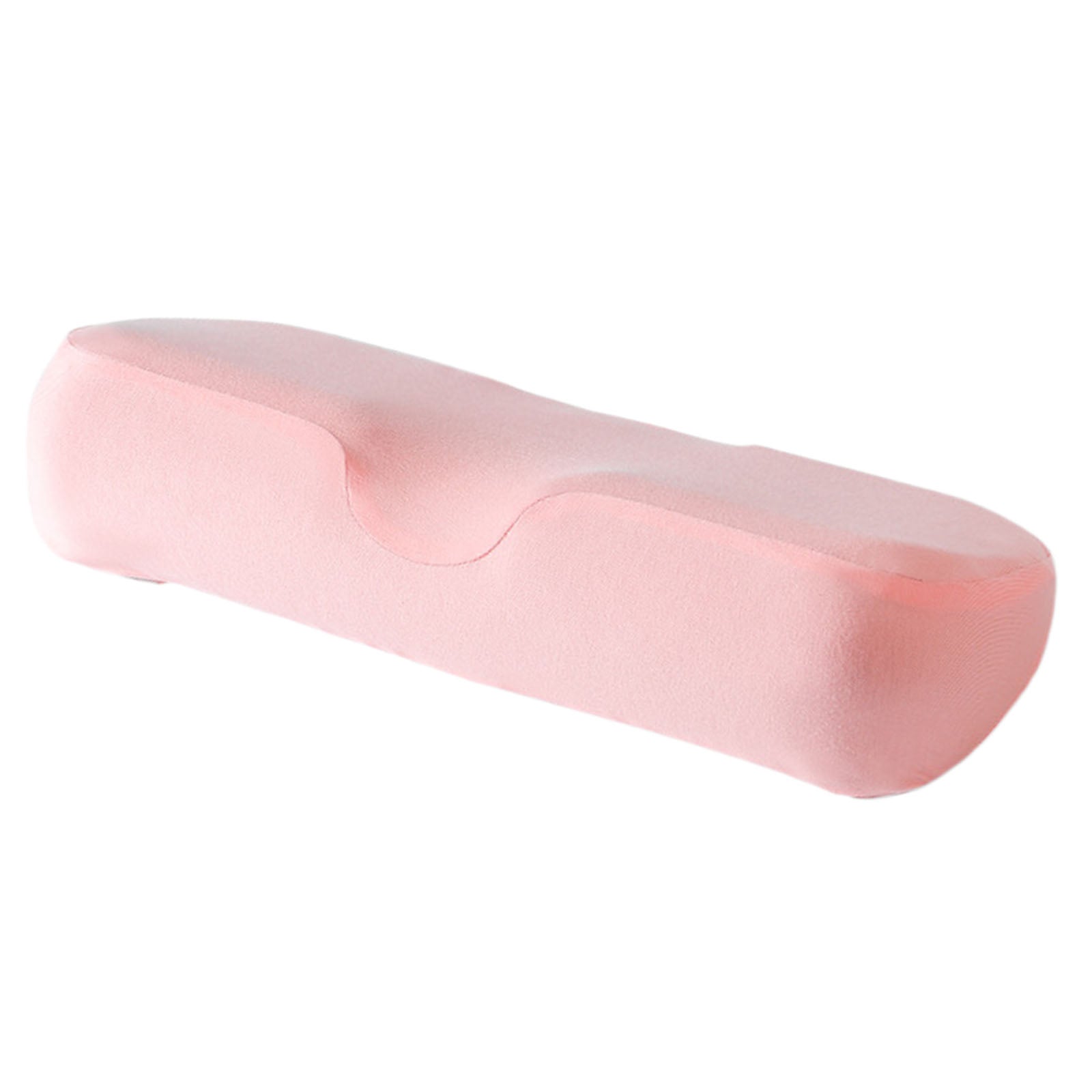 Cervical Pillow Memory Foam for Orthopedic Stomach Sleepers Stress Pink