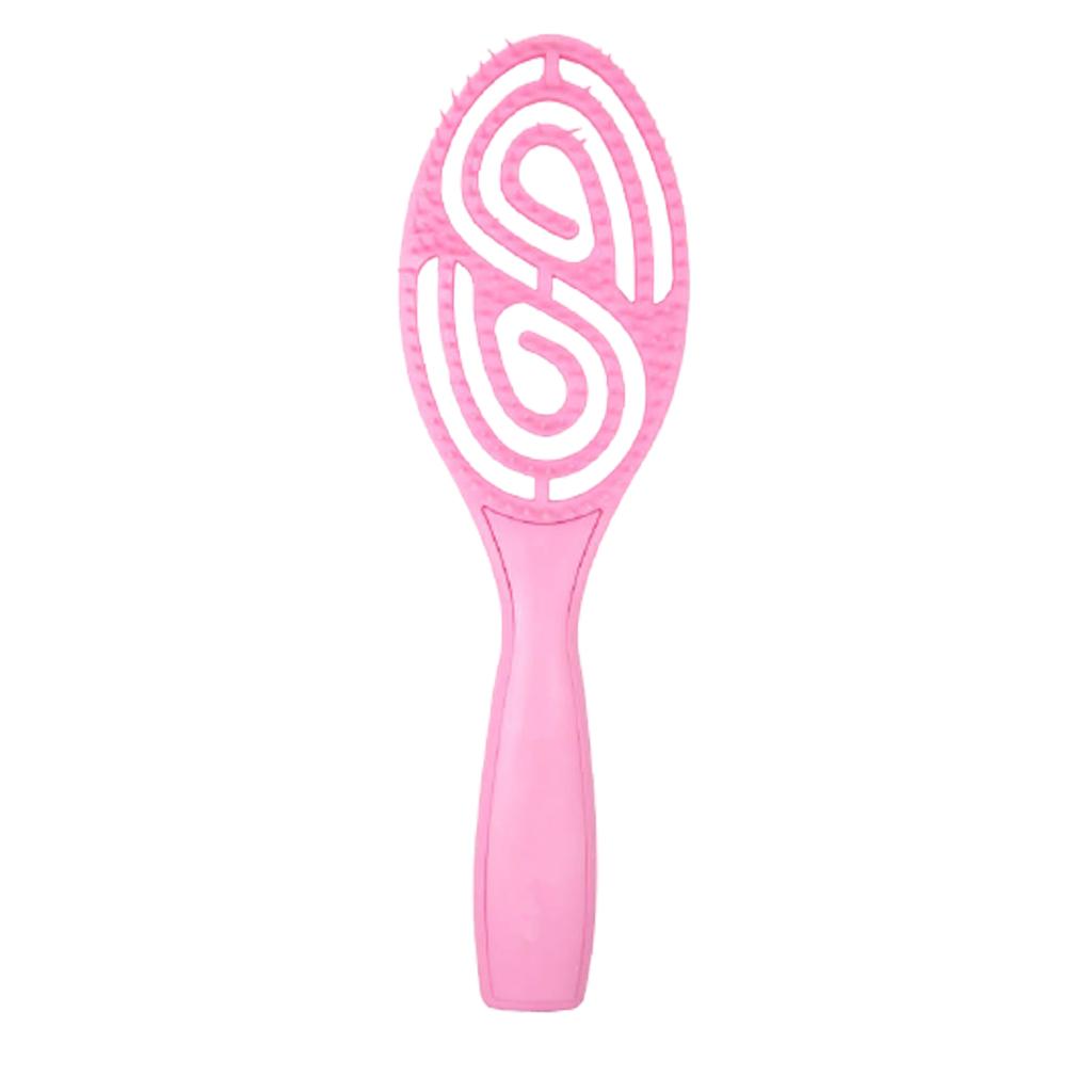 3xWomen Vent Massage Hair Brush Hair Comb Styling Salon Styling Tool Rose Red