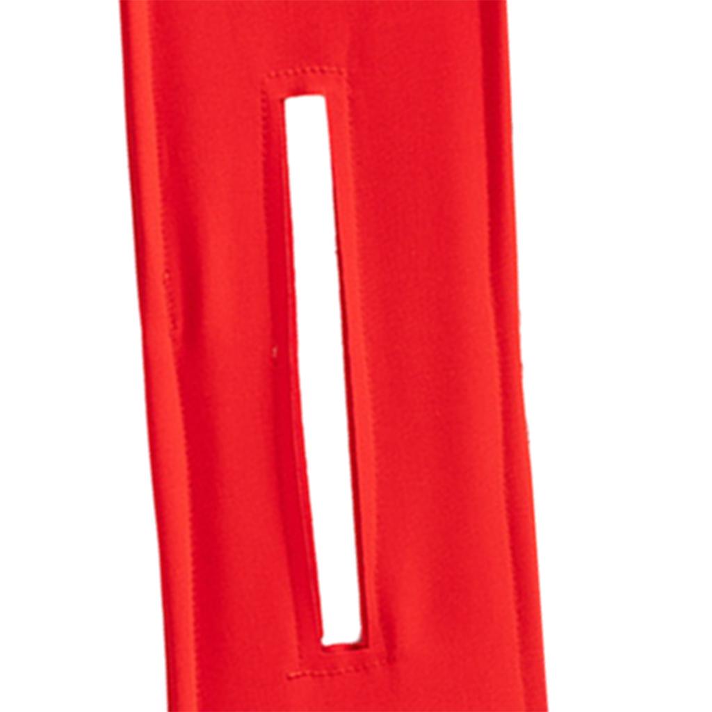 Deft Bun Fashion Hair Bands Women Summer Knotted Pure Red