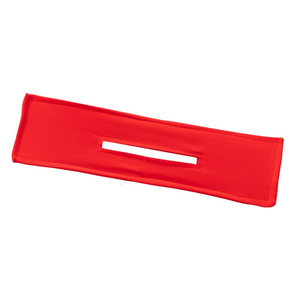 Deft Bun Fashion Hair Bands Women Summer Knotted Pure Red