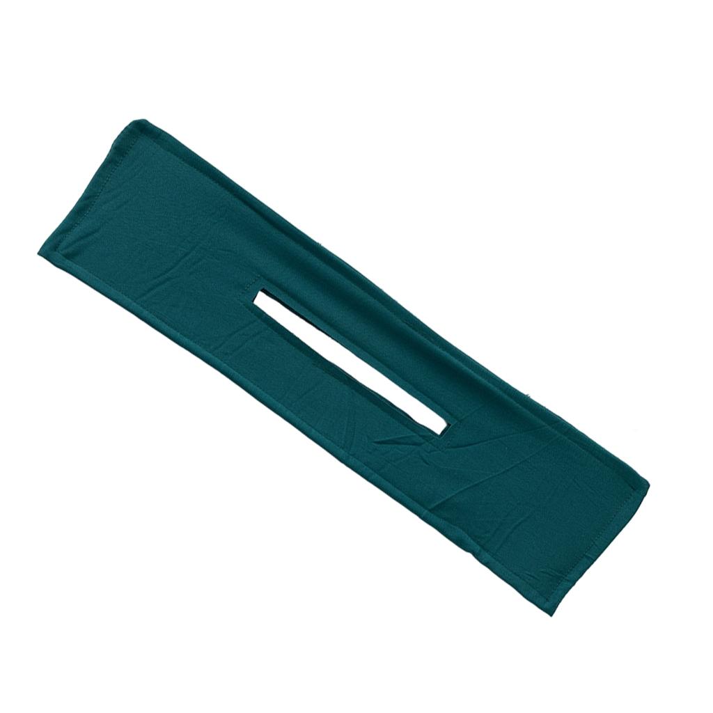 2xDeft Bun Fashion Hair Bands Women Summer Knotted Pure Dark Green