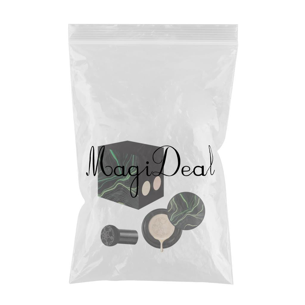 2xMushroom Head Air Cushion BB CC Cream for Nude Makeup Oil-Control White