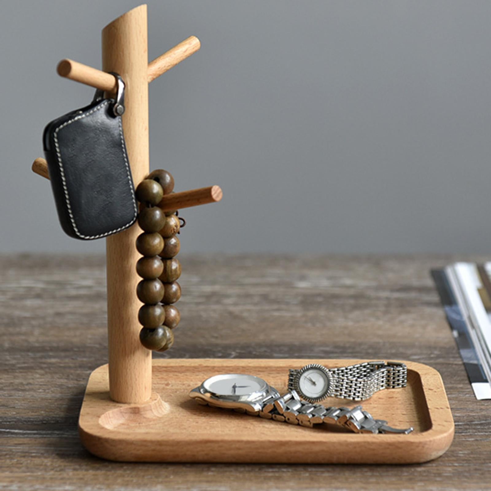 Cosmetics Holder Display for Makeup Bedroom Rectangle Base 20x13.5x1.5cm