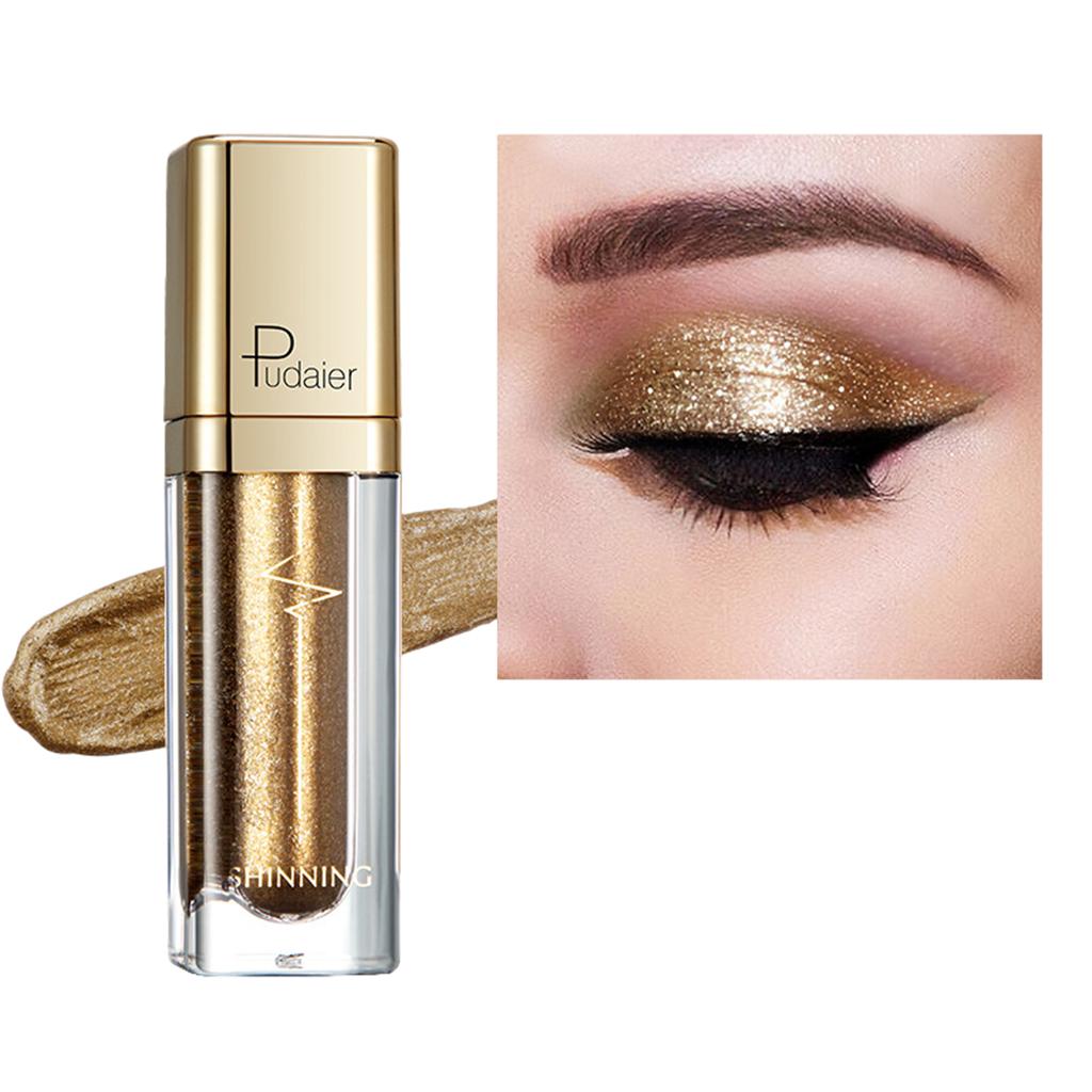 2x Liquid Eyeshadow Diamond Pencil Stick Cosmetic Gift Glamour Golden Brown