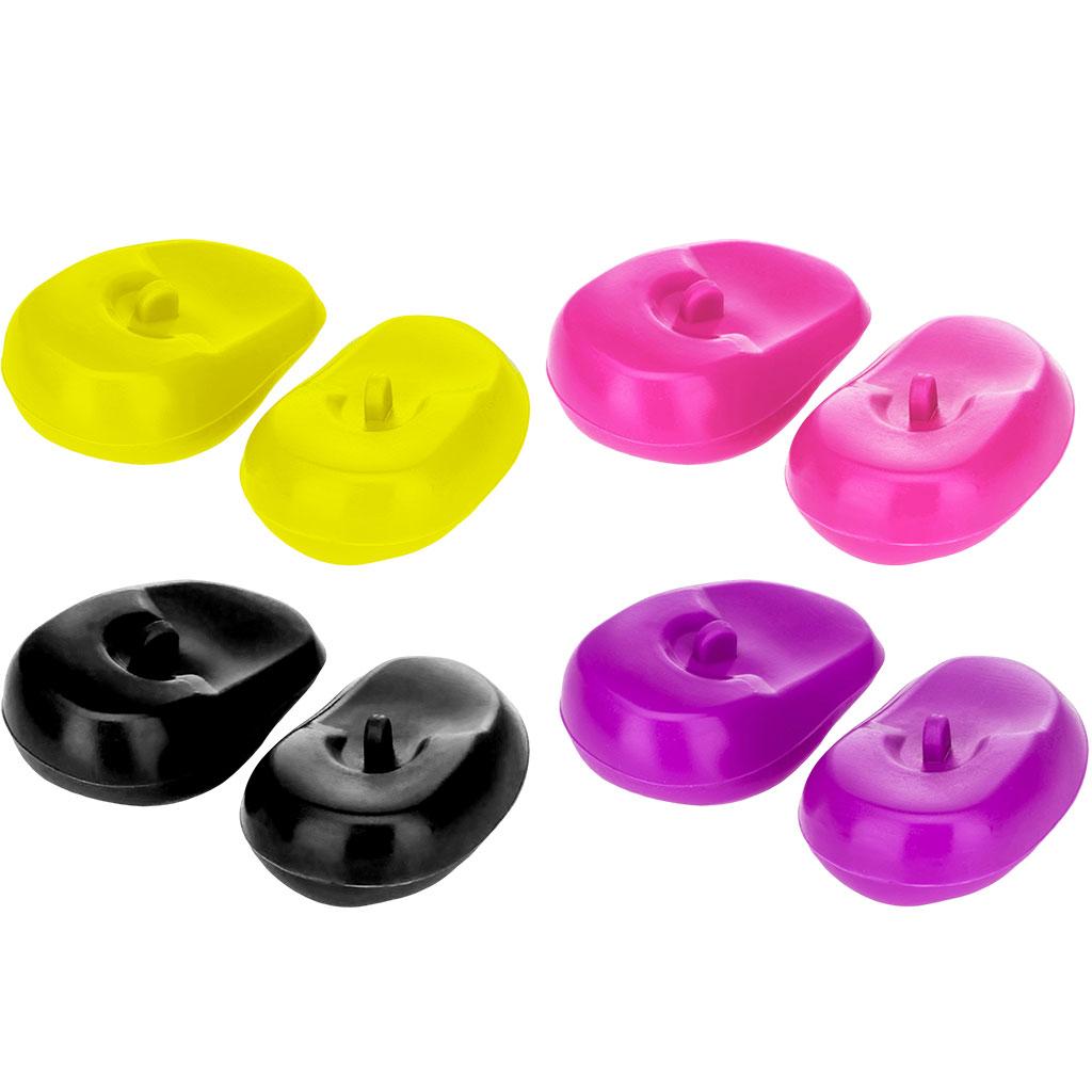 4x2 Pieces Ear Cover Protector Waterproof Ear Caps Hair Salon Coloring Pink