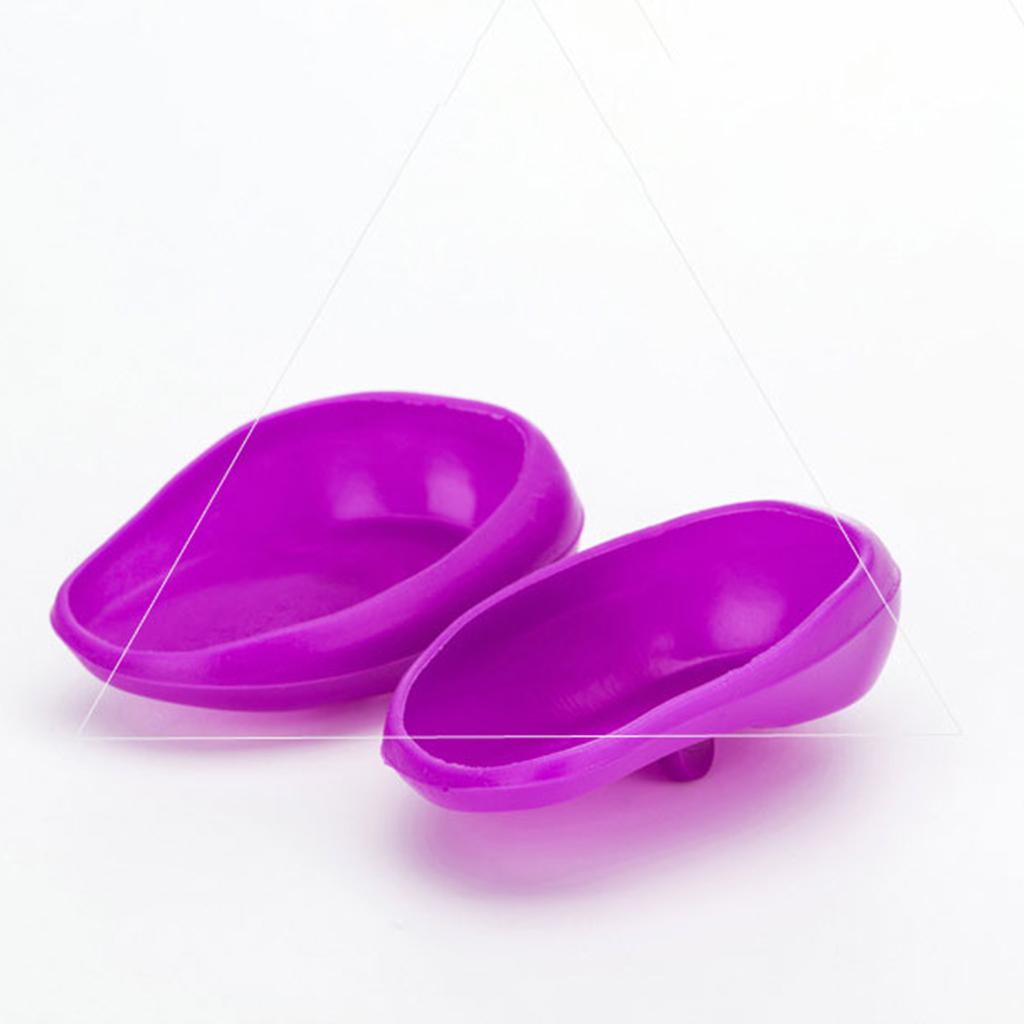 4x2 Pieces Ear Cover Protector Waterproof Ear Caps Hair Salon Coloring Pink