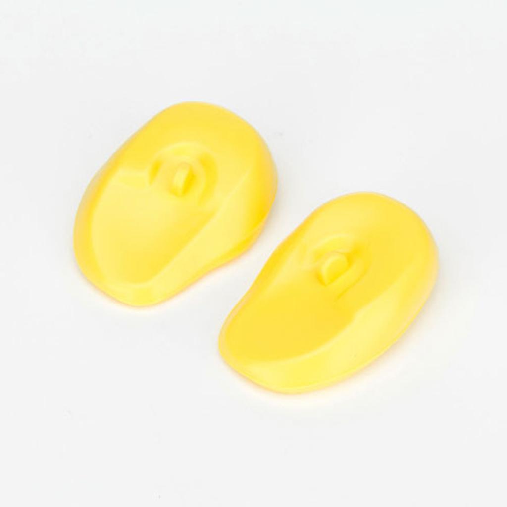 2x2 Pieces Ear Cover Protector Waterproof Ear Caps Hair Salon Coloring Purple