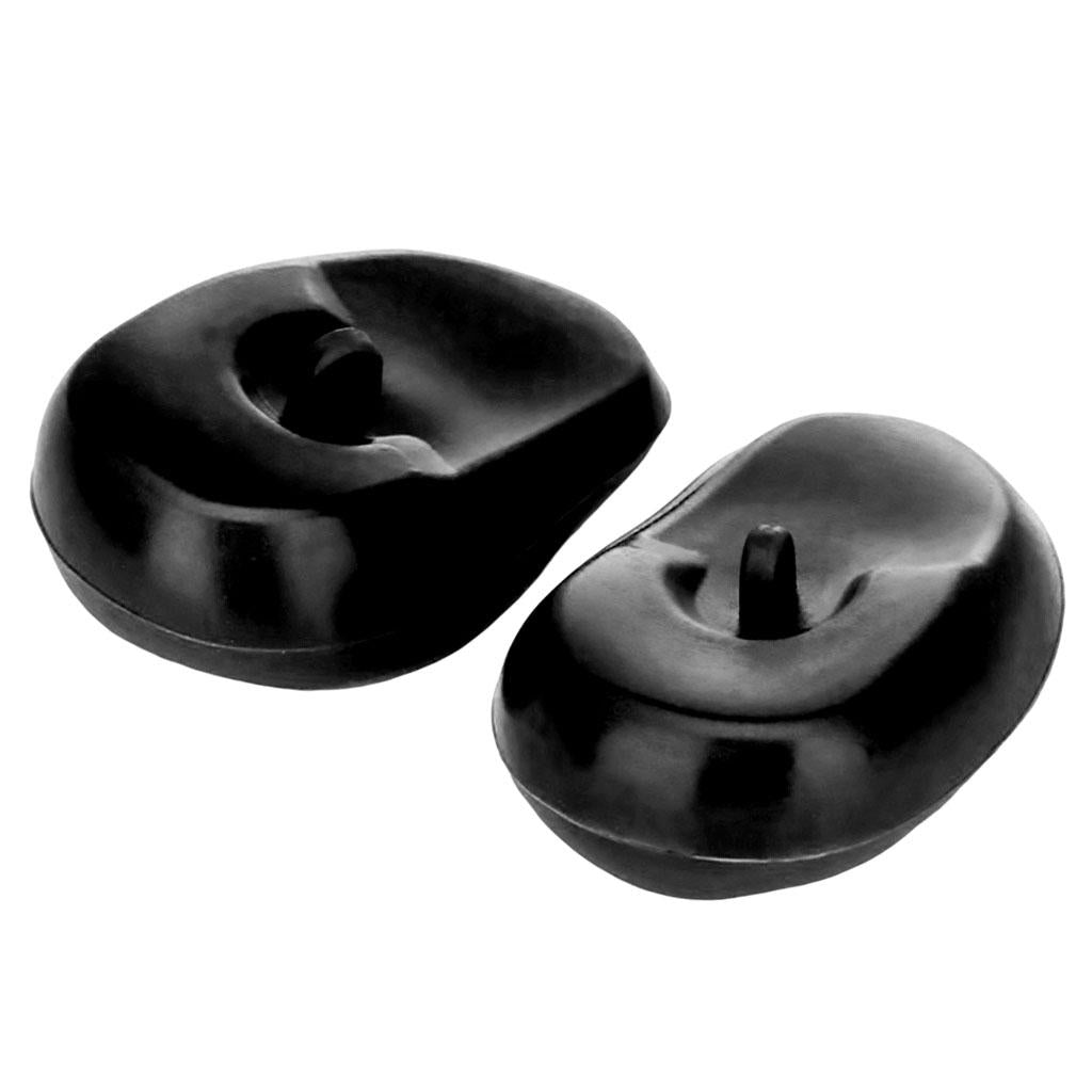 2x2 Pieces Ear Cover Protector Waterproof Ear Caps Hair Salon Coloring Black