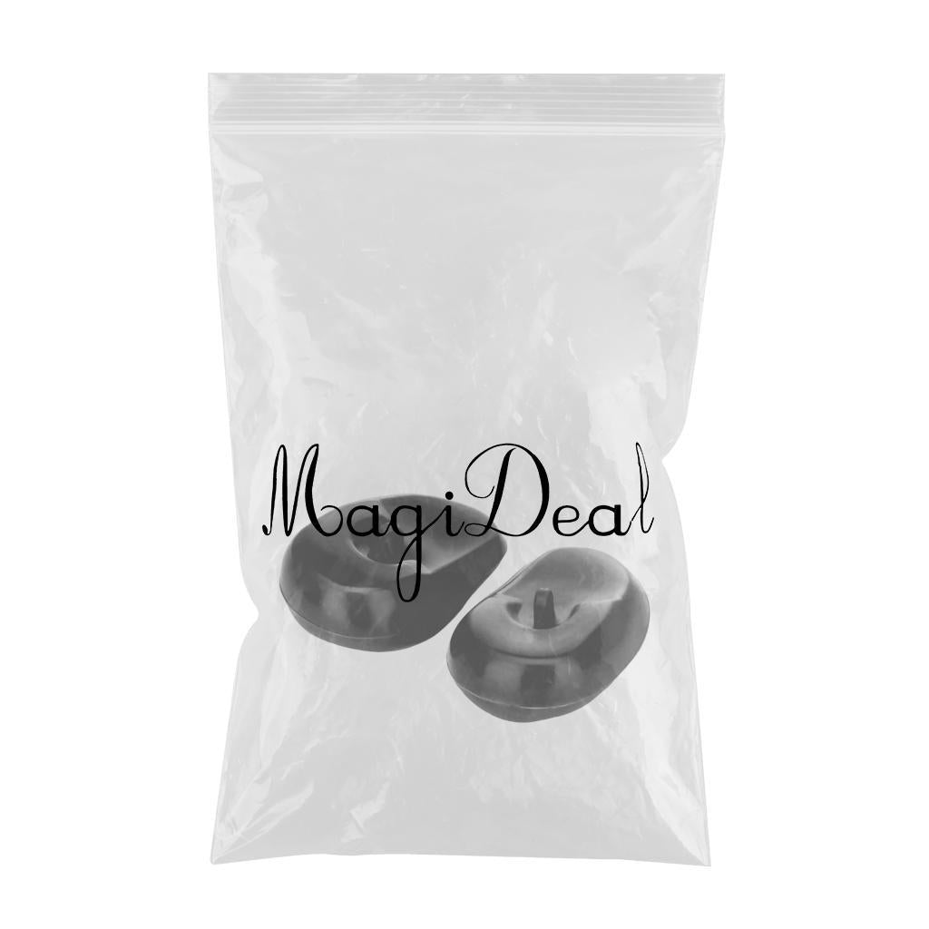 4x2 Pieces Ear Cover Protector Waterproof Ear Caps Hair Salon Coloring Black