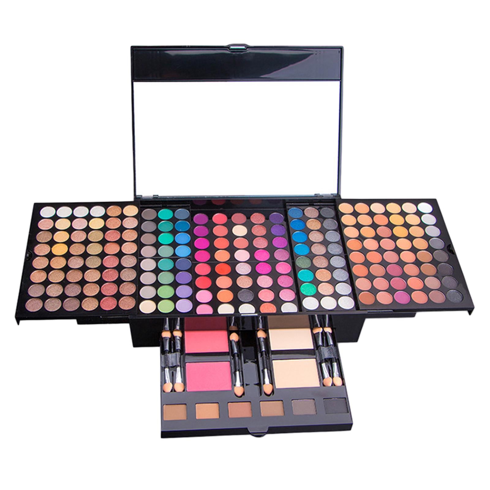 All-in-One Makeup Set 6 Eyebrow Powder with 184 Eyeshadow Professional