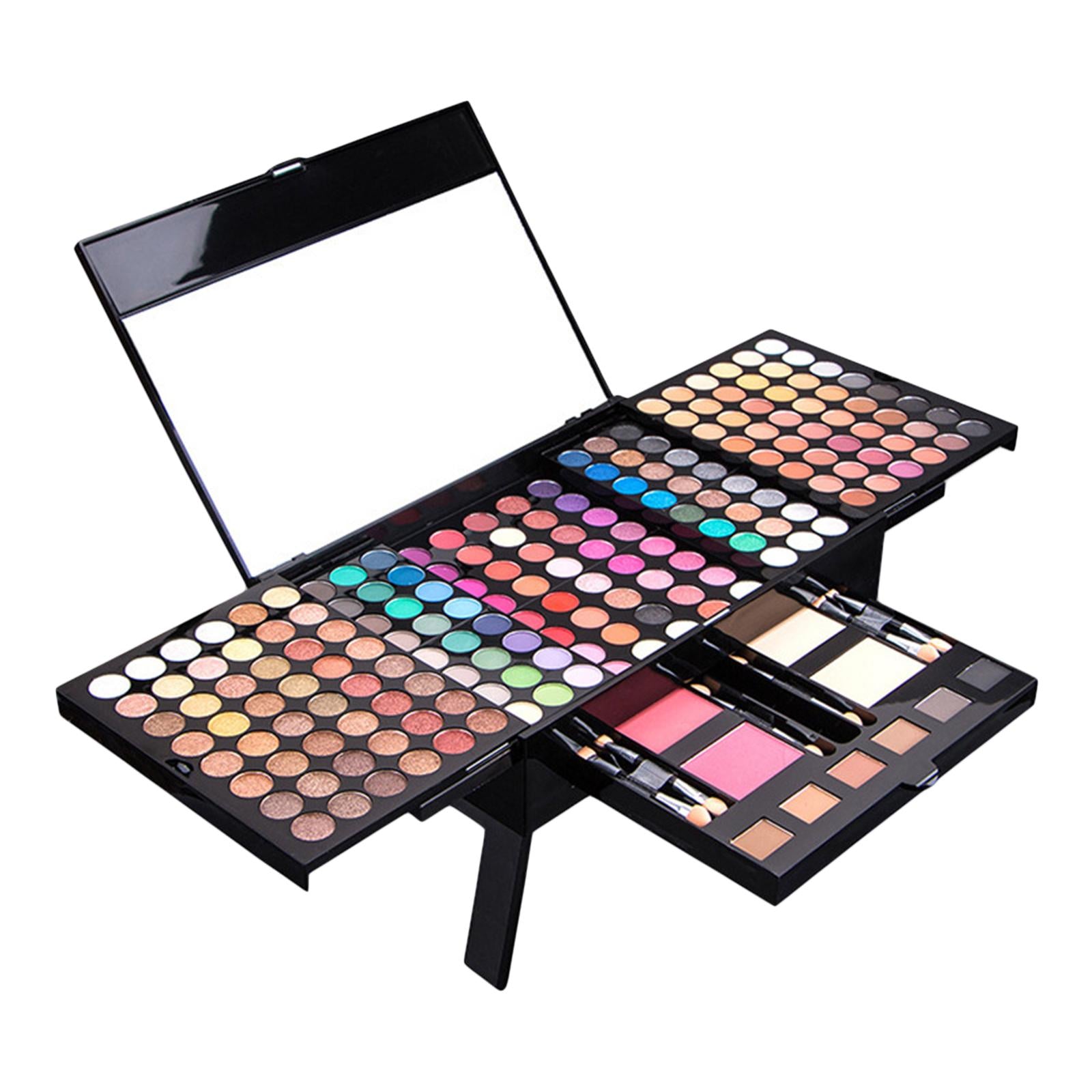 All-in-One Makeup Set 6 Eyebrow Powder with 184 Eyeshadow Professional