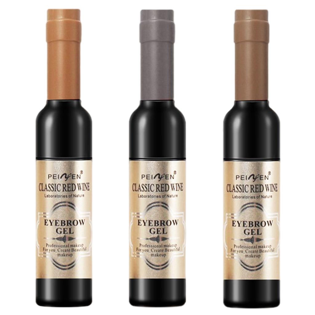 3xRed Wine Tattoo Brow Eyebrow Shadow Gel Long Lasting Dye Tint Natural 6ml