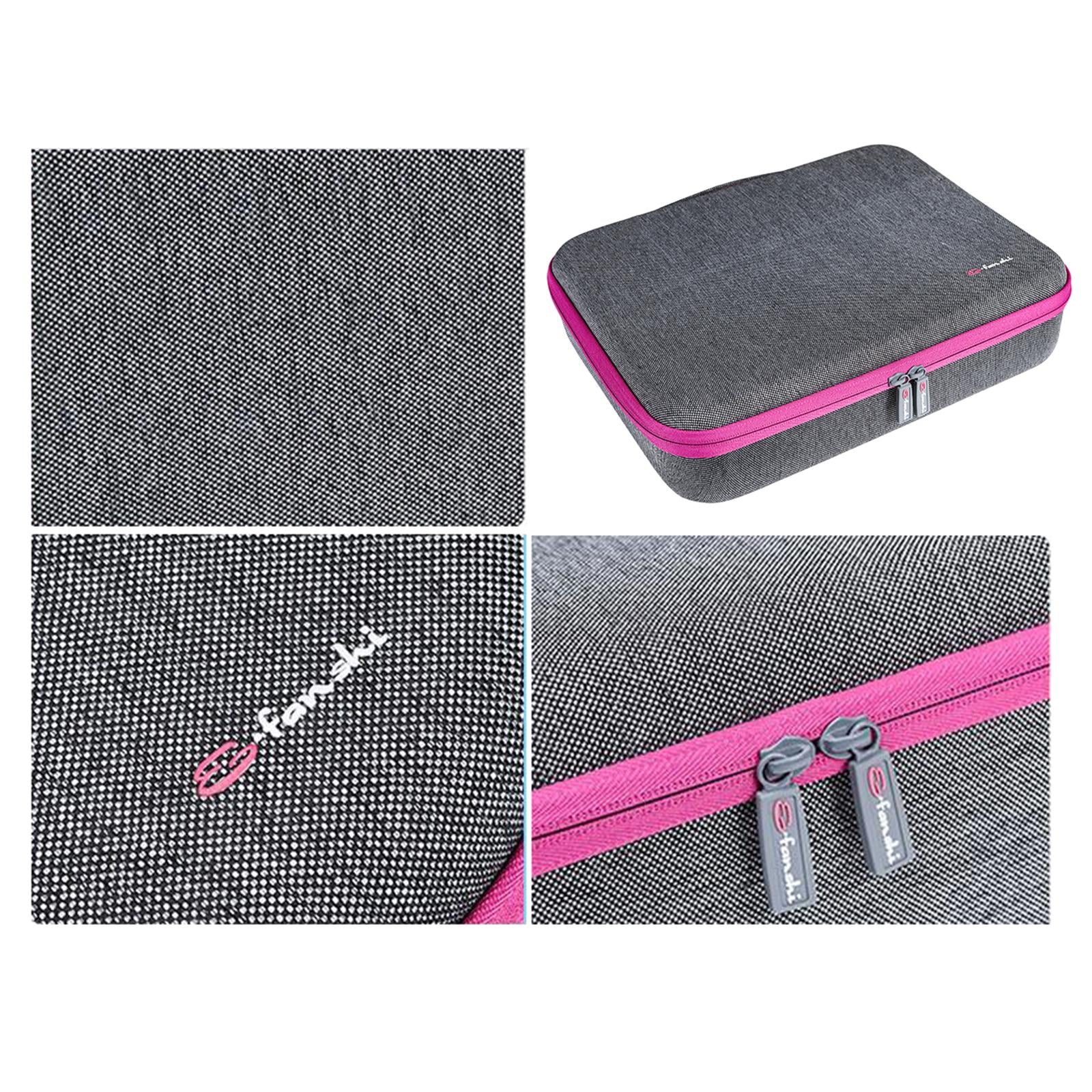 Compact Hair Dryer Storage Bag Shockproof Precise Fit for Dyson Hair Dryer Black Gray B