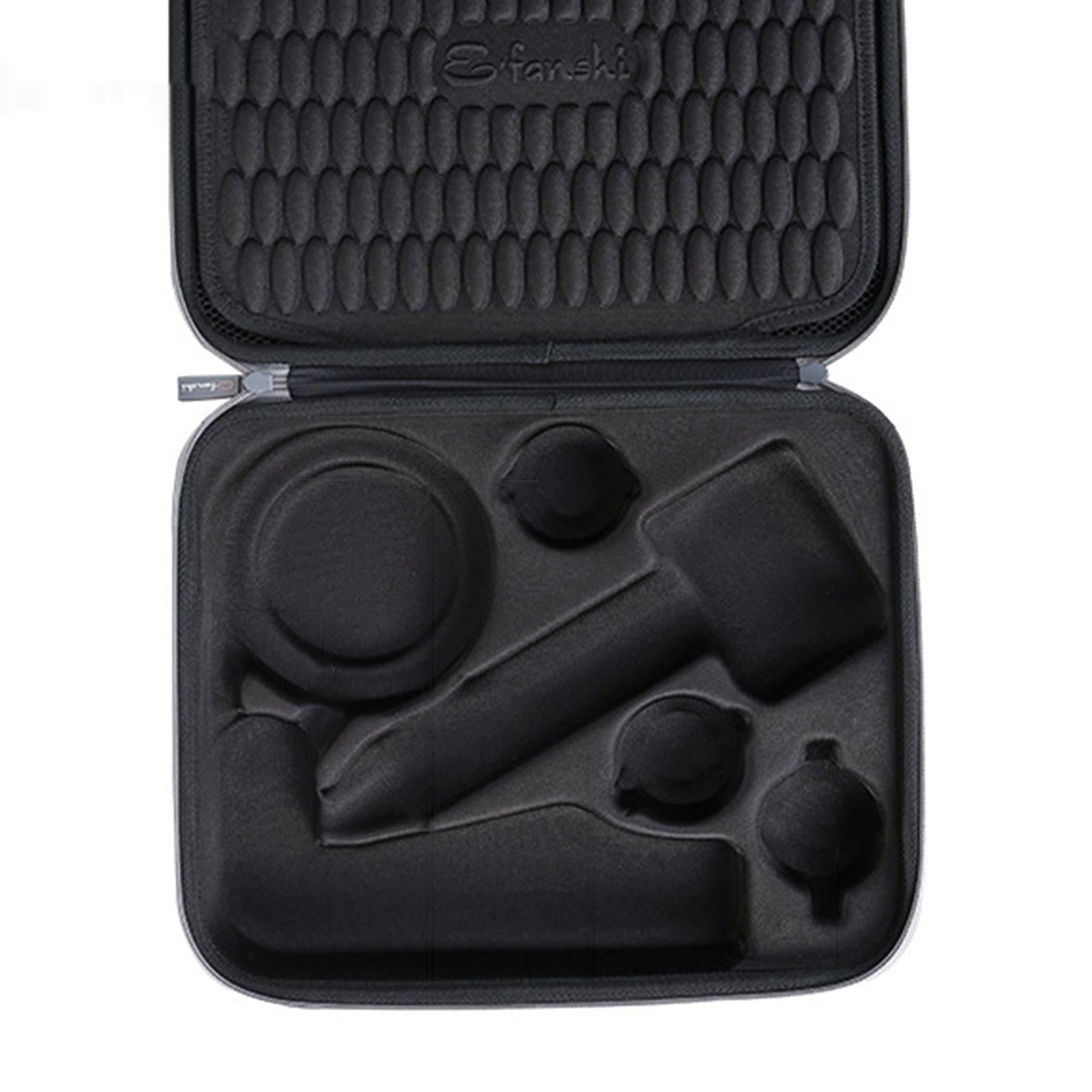 Compact Hair Dryer Storage Bag Shockproof Precise Fit for Dyson Hair Dryer Black Gray B