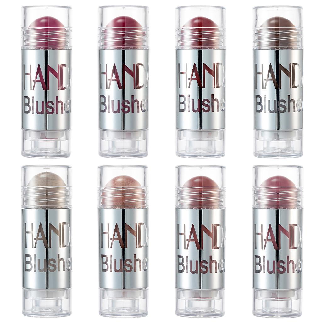 3xBlush Sticks Versatile Cheek Tint Makeup Shimmer for Cheeks Lips 01