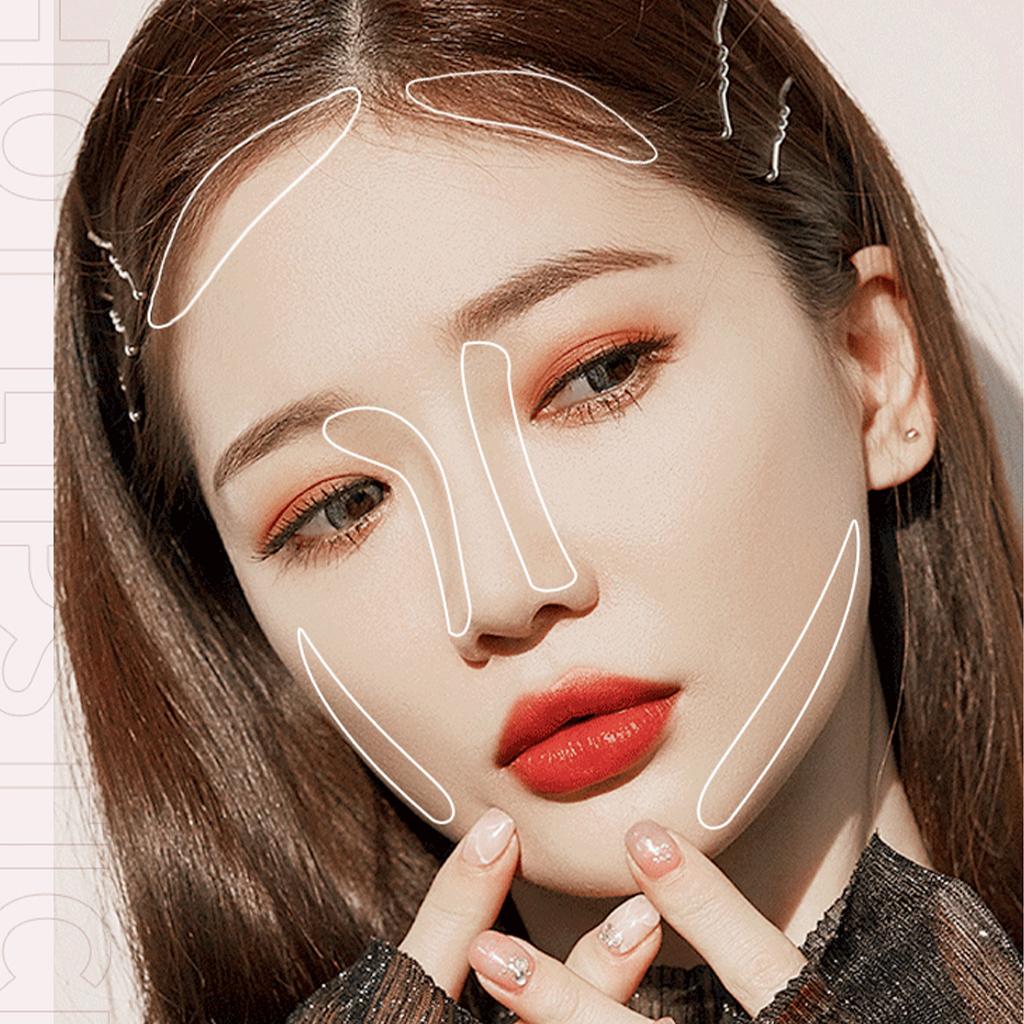 2xMulti Purpose Hairline Hair Shading Powder Instant Coverage for Men Women Brown