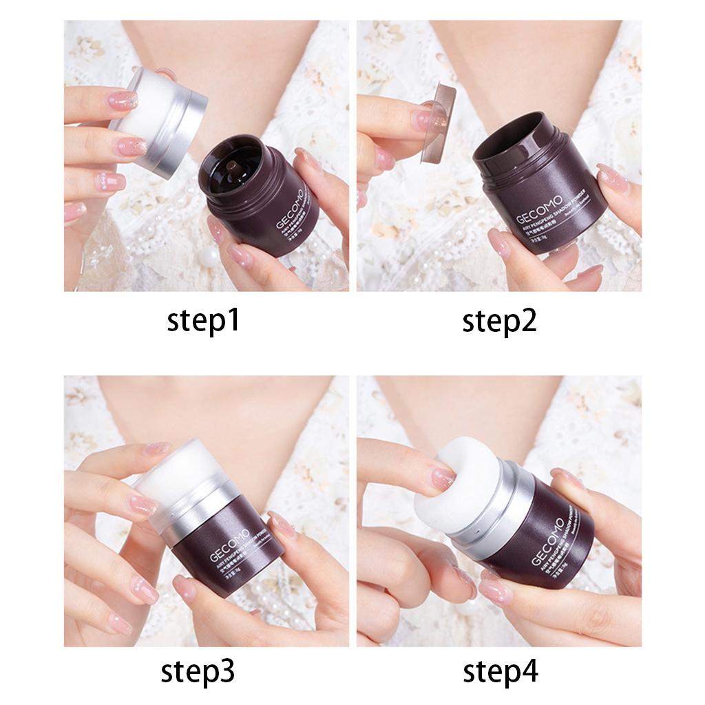 4xHairline Powder Instant Coverage for Thinning Hair Hair Loss Makeup Tool Dark brown powder