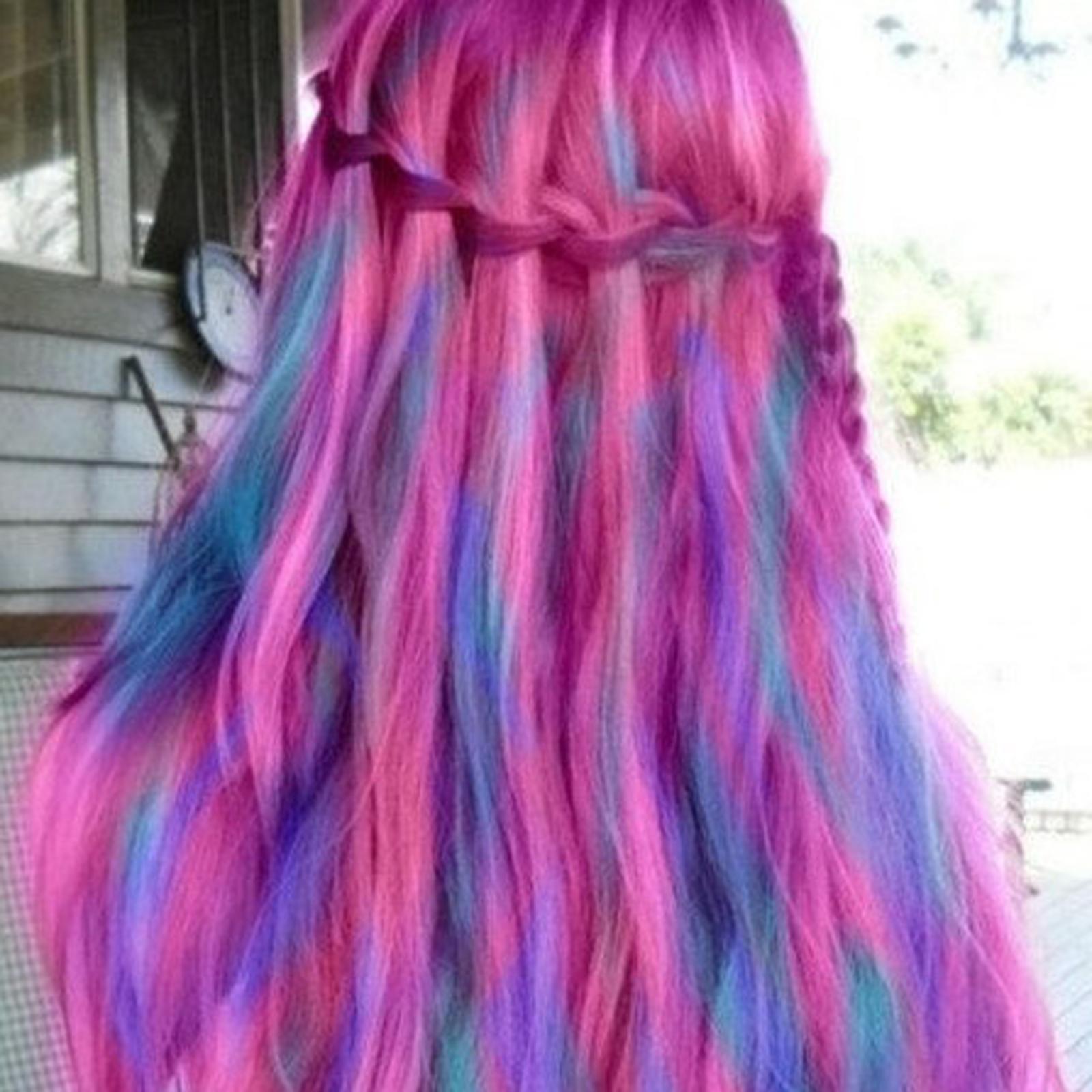 4xHair Coloring Dye Wax Styling Washable Natural One-Time for Cosplay Purple