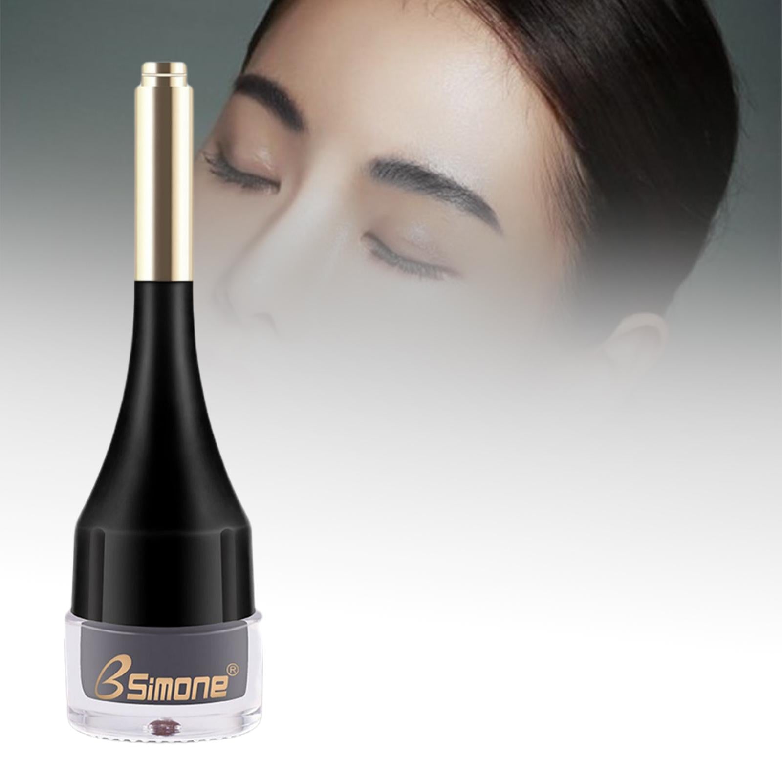 3xEyebrow Gel Waterproof Long Lasting Makeup Tattoo for Full Eyebrow Makeup Gray Black