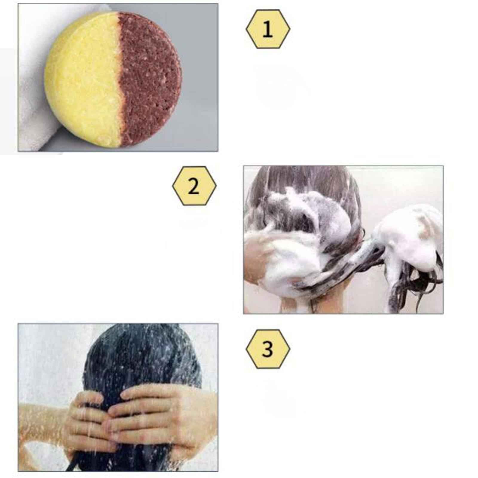 Hair Darkening Shampoo Bar 80G Eco-Friendly for Hair Darkening Plant Essence
