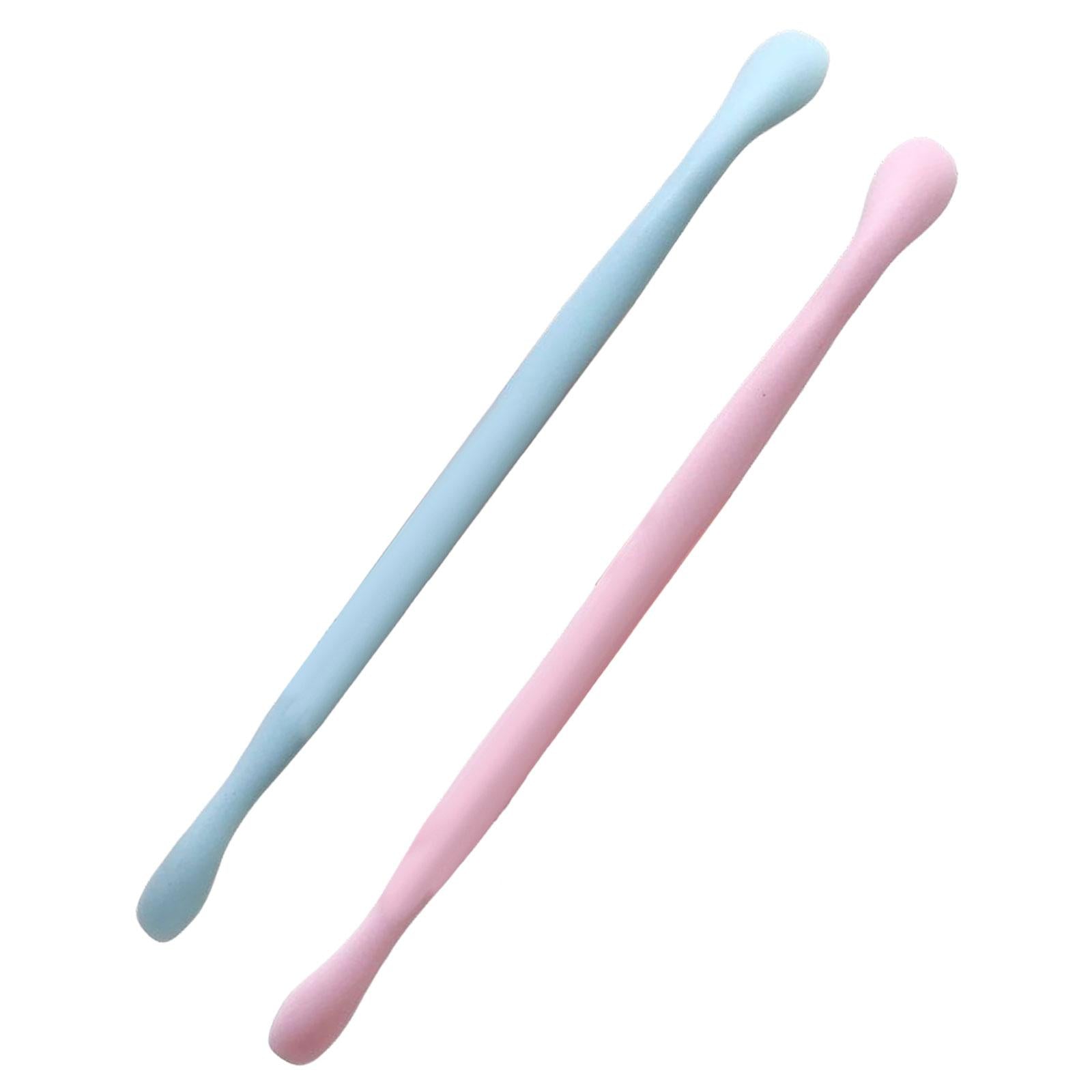 2Pcs/Set Nail Cuticle Pusher Remover Nail Art Manicure Tool Tool Set