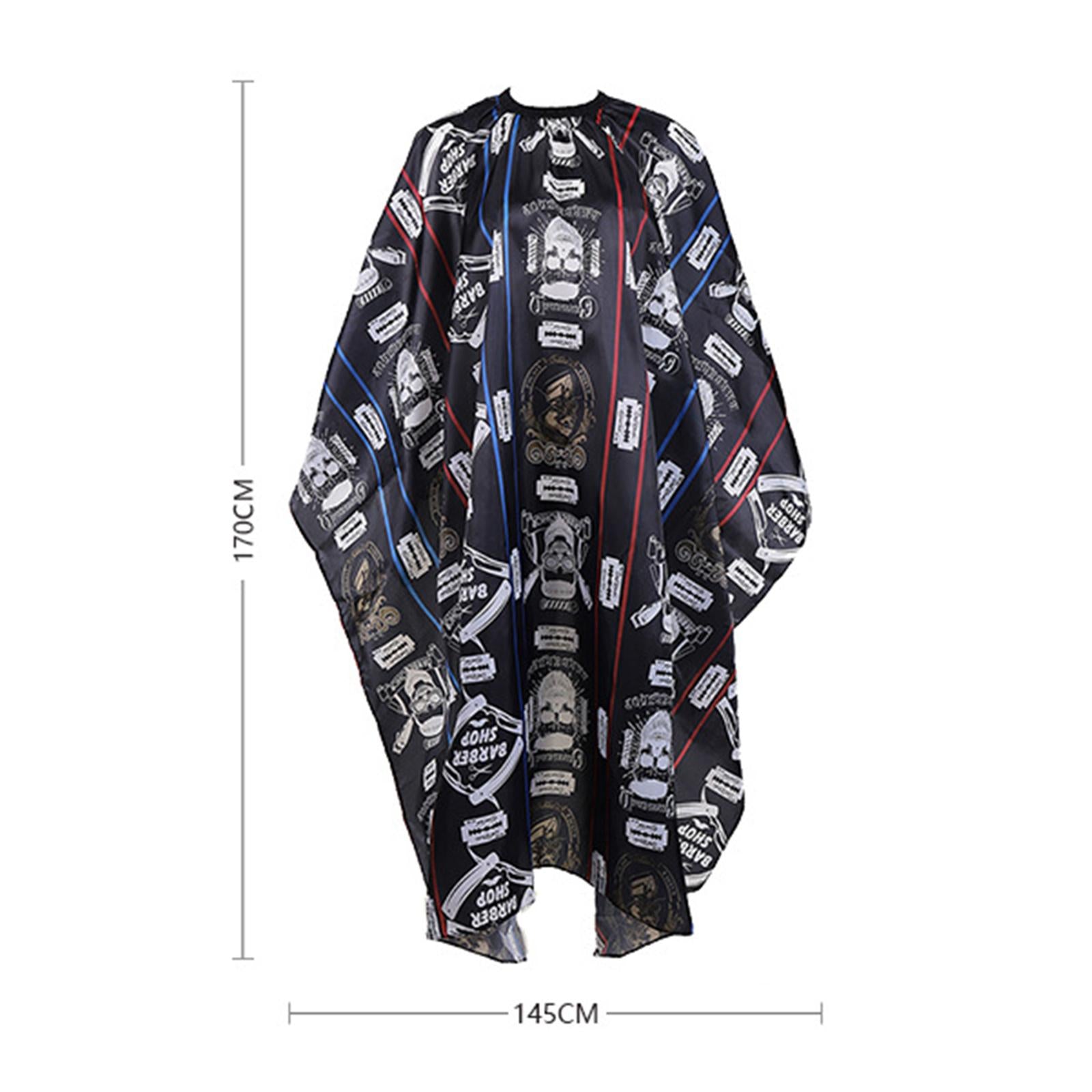 4xHaircut Cape Cloth Waterproof Anti Static Printing Easy Clean for Perming