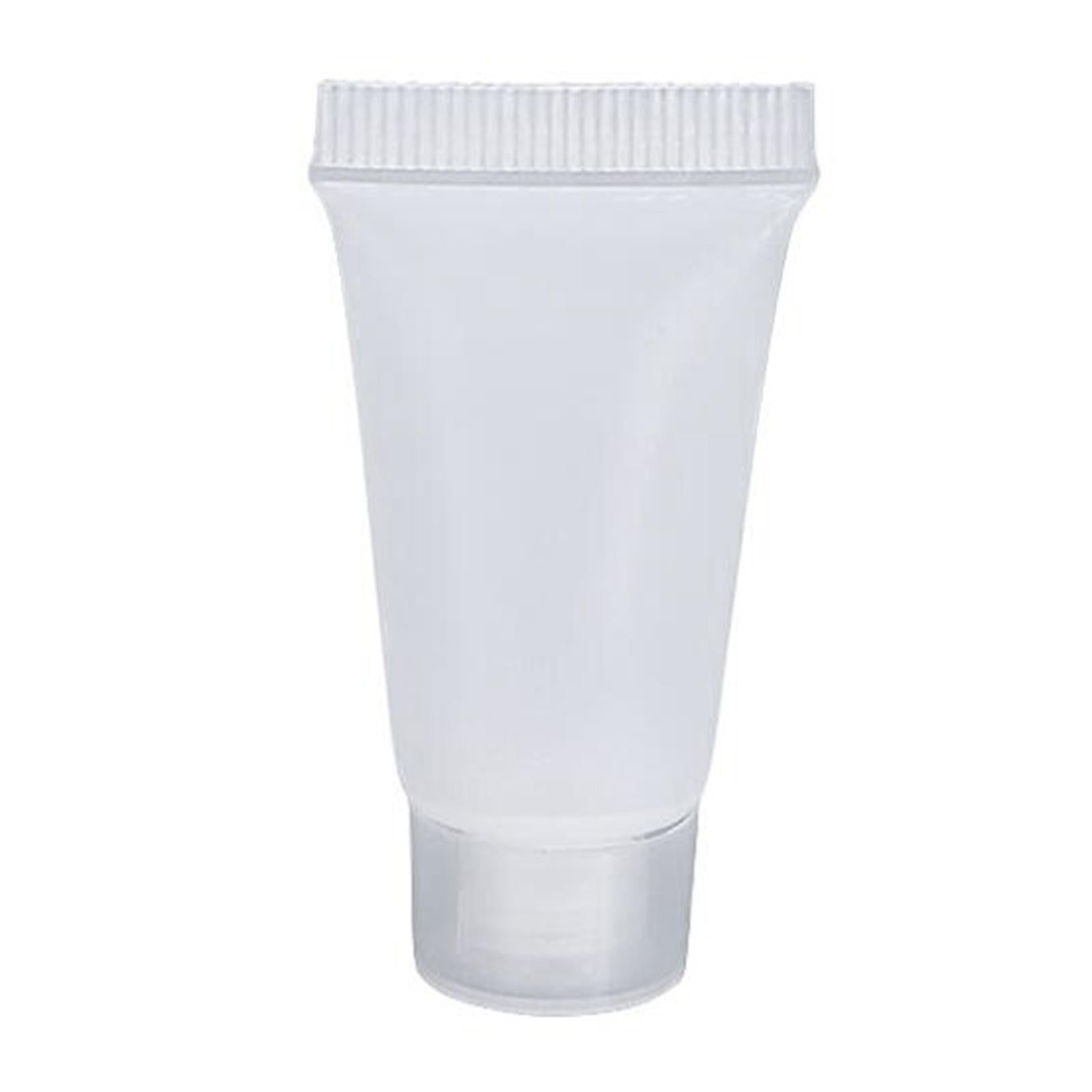 100Pcs Empty Soft Tubes Bottle 5ml with Caps for Makeup Cream matte white