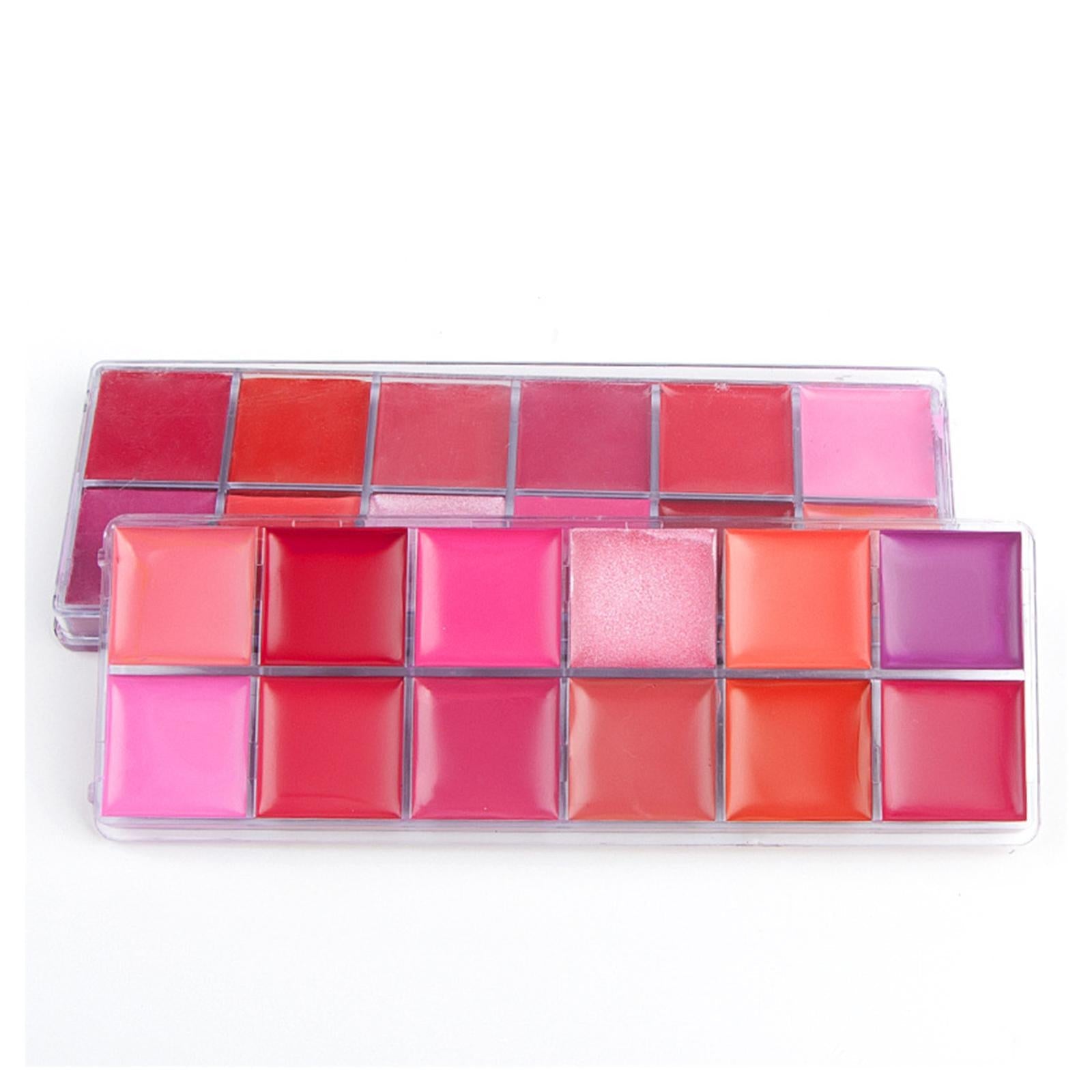 12 Colors Lipstick Palette Shimmer and Matte Embellish Makeup Kit Gift Women