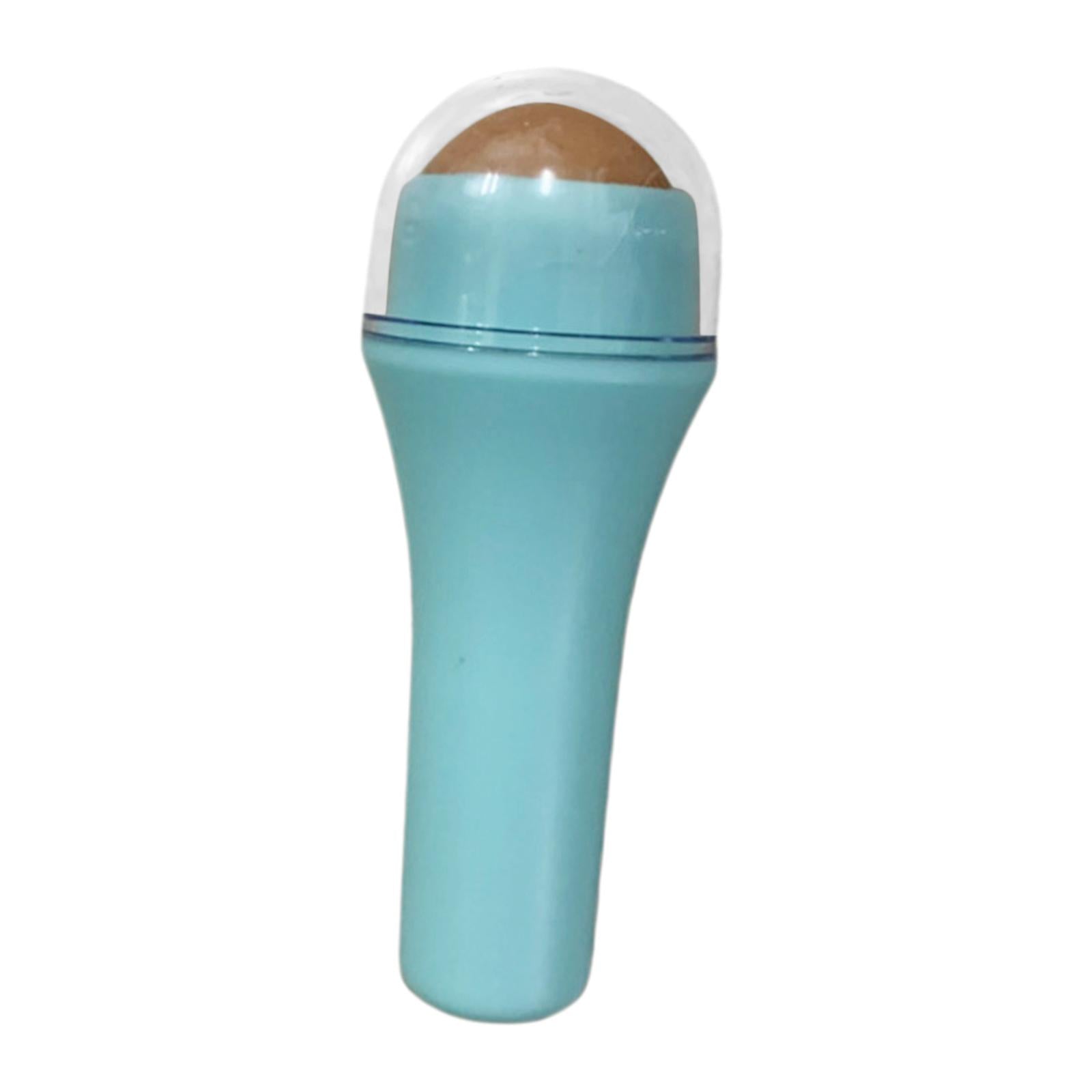 3xFacial Roller Volcanic Stone Massage Oil Absorbing for Oily Skin At-Home Blue