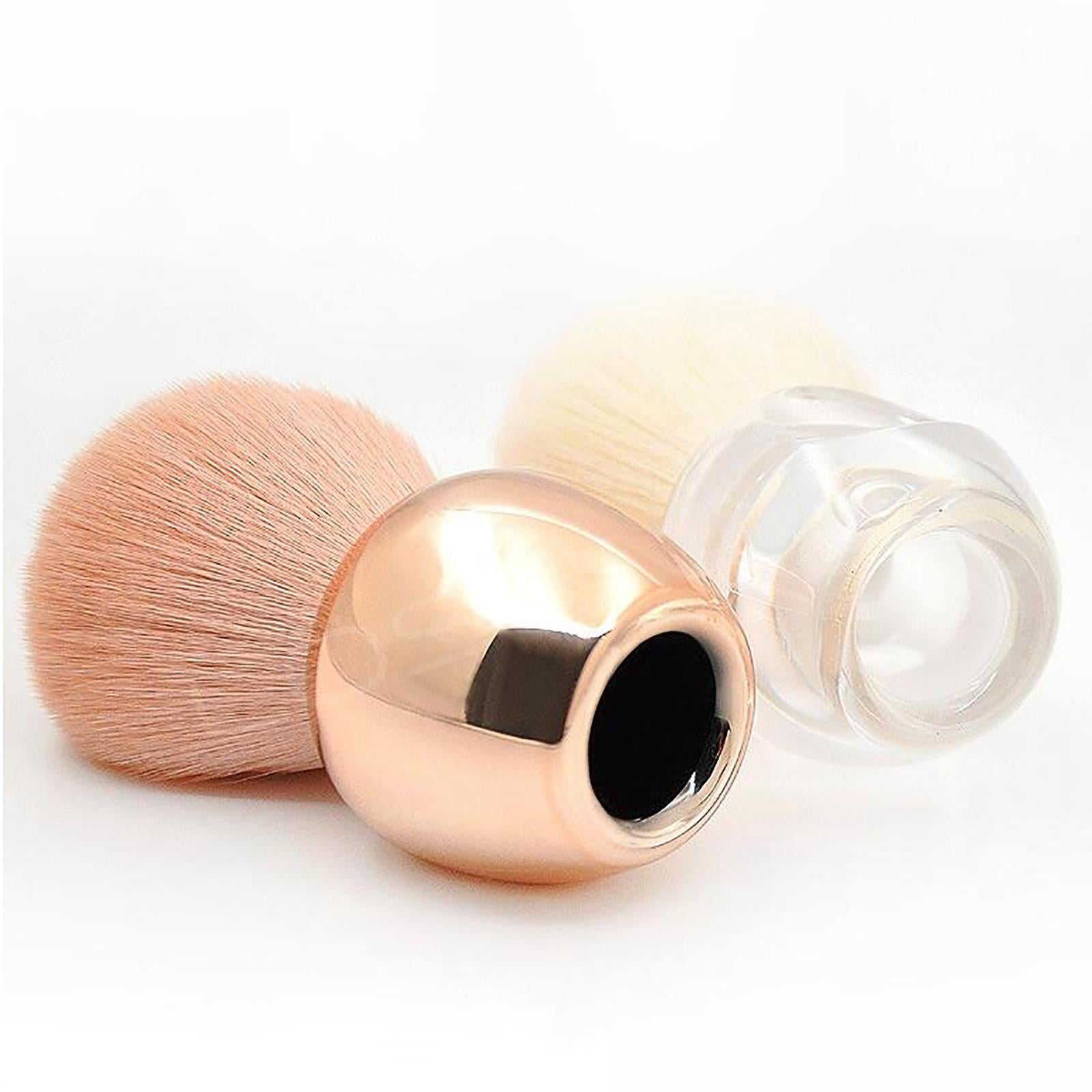 3xMake up Brush Nail Paint Gel Dust Cleaning Round for Cosmetic Beauty Tool White