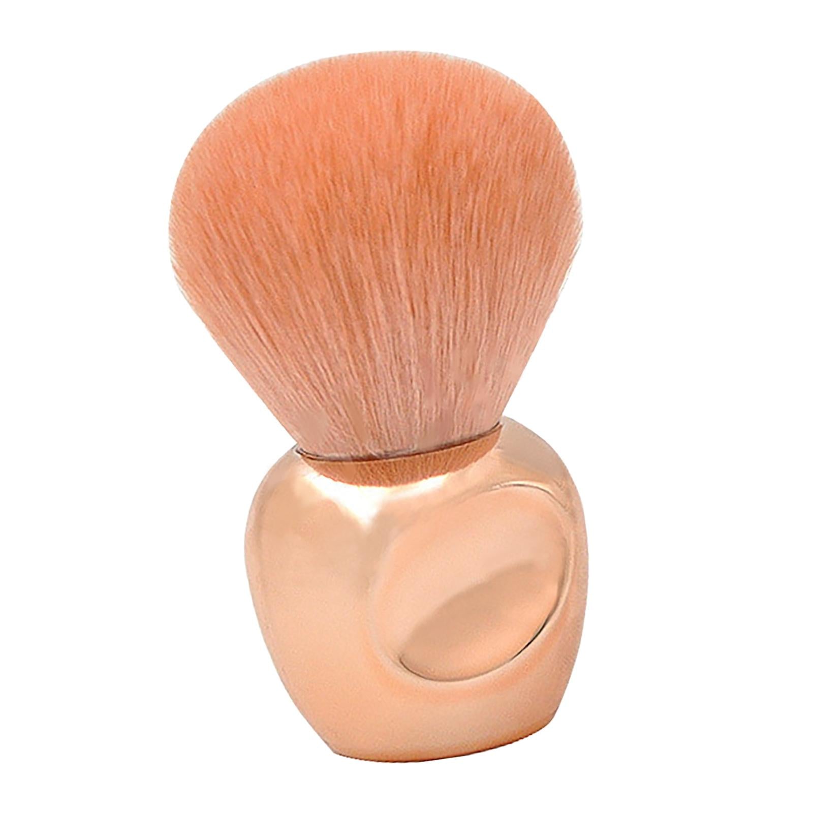 4xMake up Brush Nail Paint Gel Dust Cleaning Round for Cosmetic Beauty Tool Light Pink