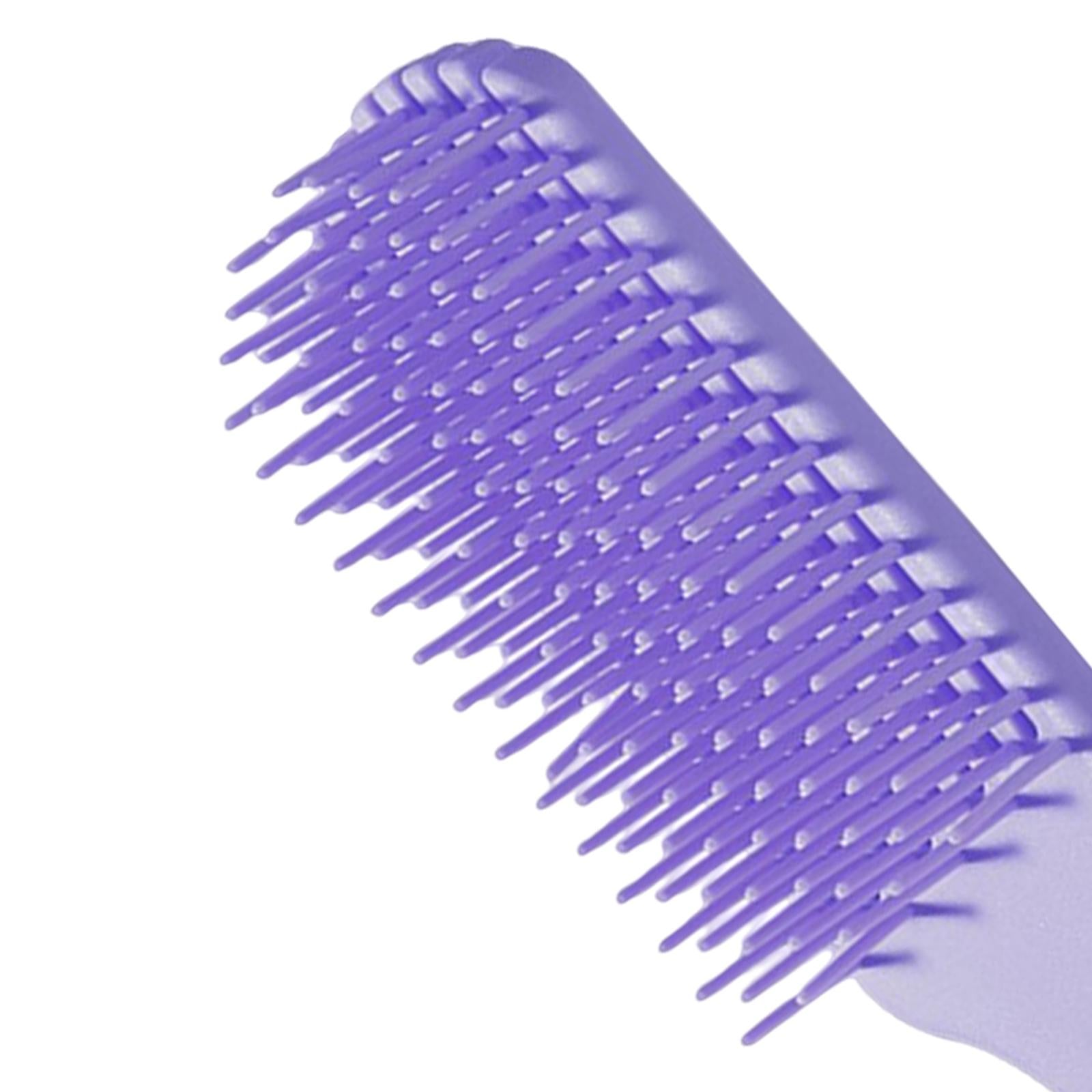 4xHairdressing Massage Comb Tpee Handle Comfortable Light for Wet Long Hair