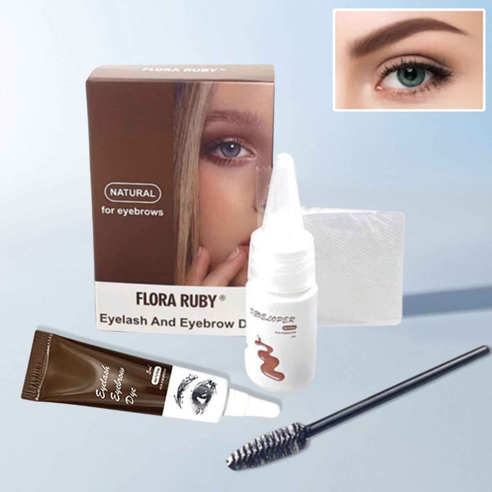 Eyelash Eyebrow Dye Tint Cream Kit Eyebrow Fuller Tinting Kit Dark Brown