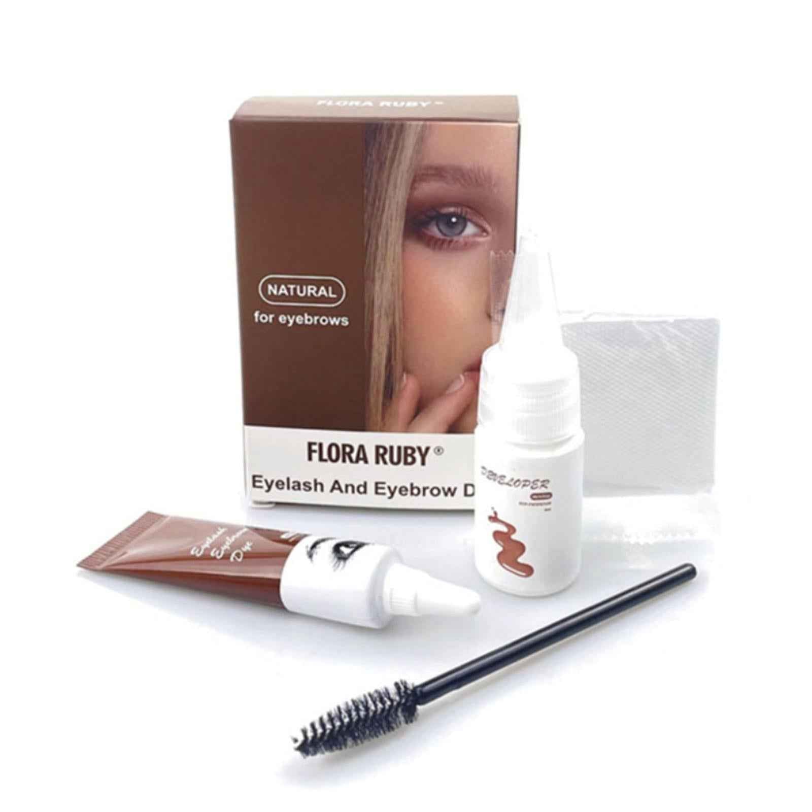 Eyelash Eyebrow Dye Tint Cream Kit Eyebrow Fuller Tinting Kit Dark Brown