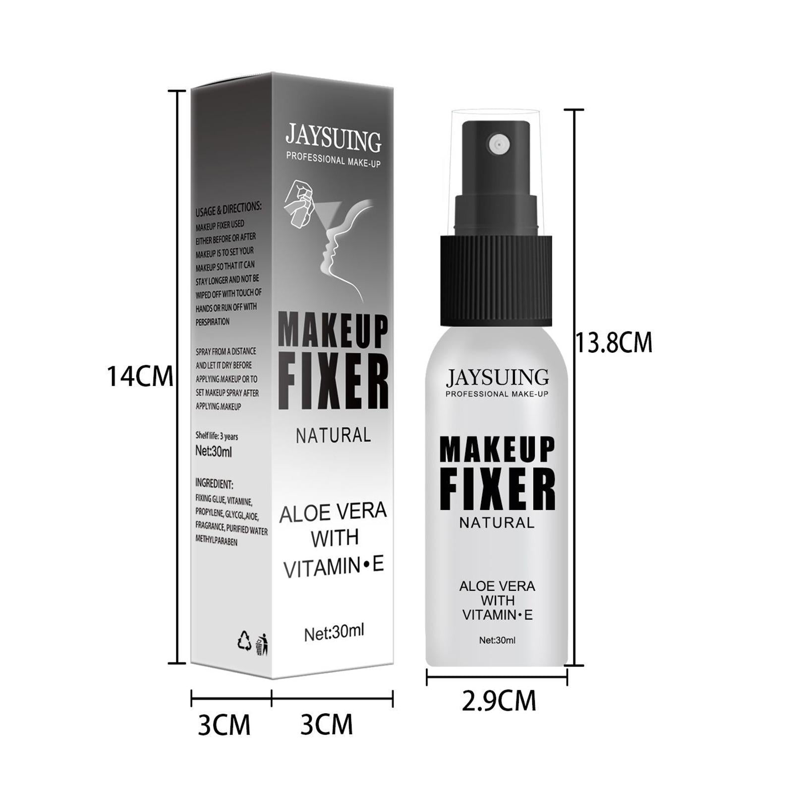 2xSweatproof 30ml Makeup Setting Spray Moisturizing Face Mist Base Fixer