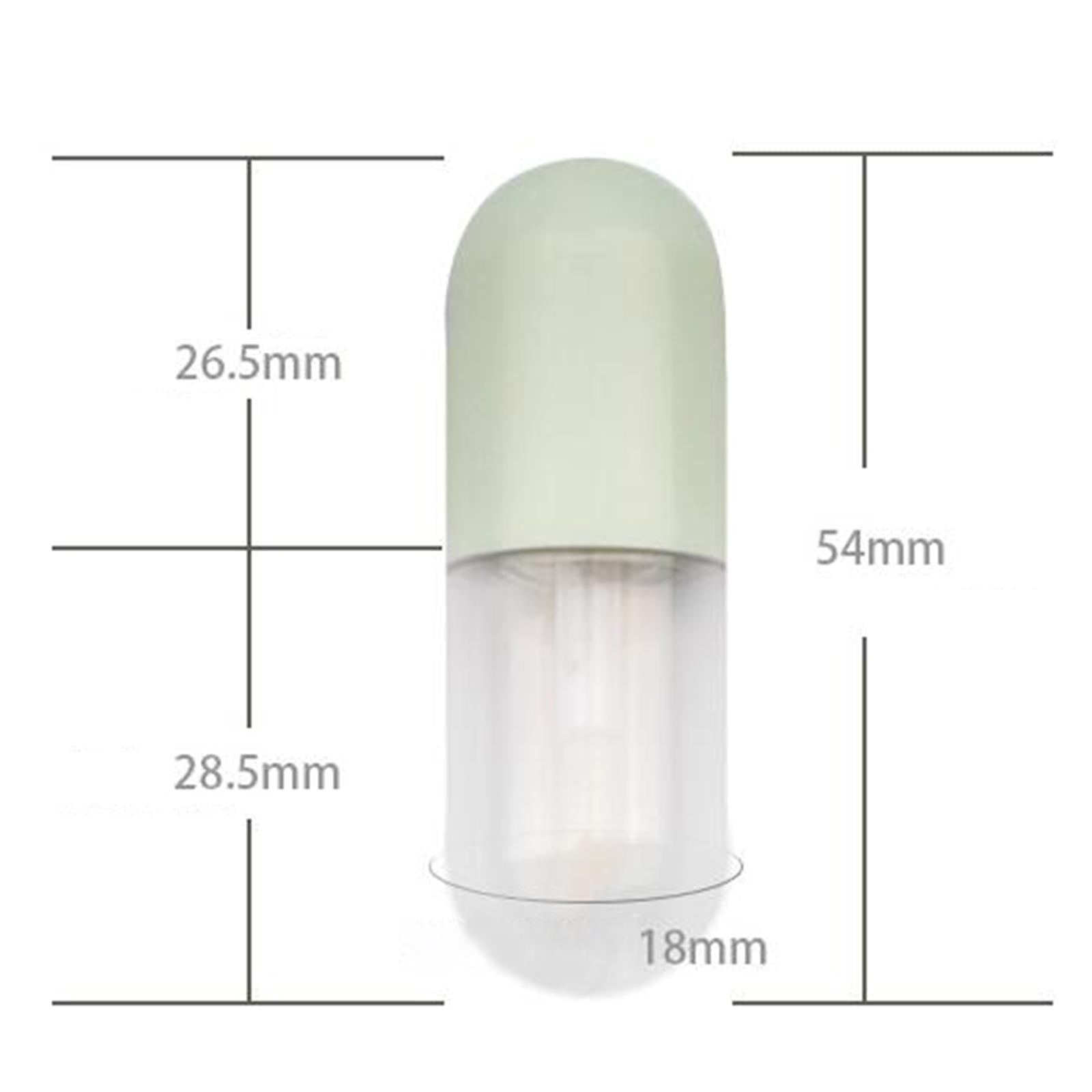 10Pcs Lip Gloss Container with Insert Stoppers for DIY Cosmetic Samples Green