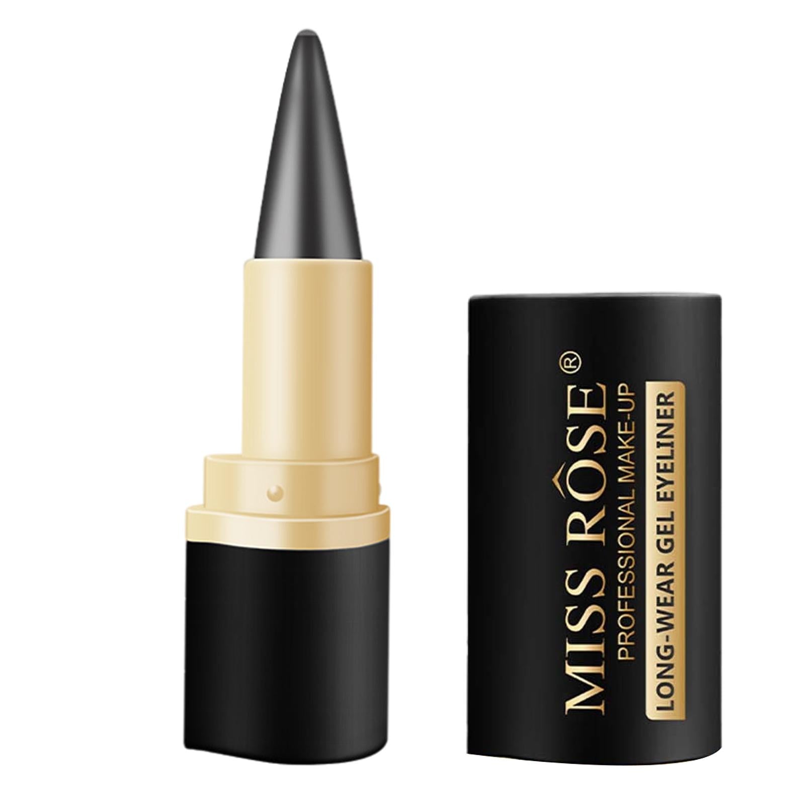 3xEye Liner Pencil Waterproof Longwearing for Women No Sharpener Required 02 Black Gray