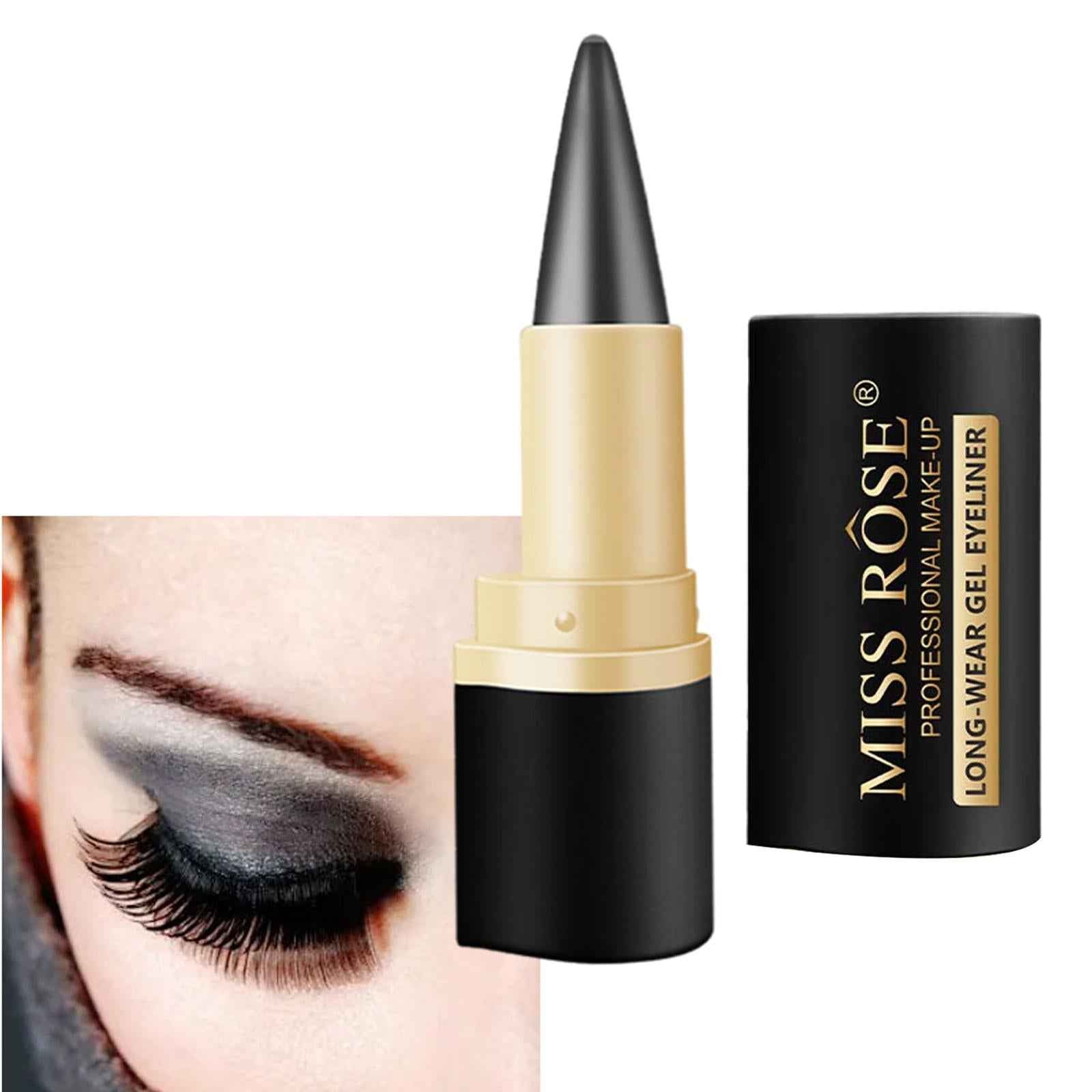 Eye Liner Pencil Waterproof Longwearing for Women No Sharpener Required 02 Black Gray