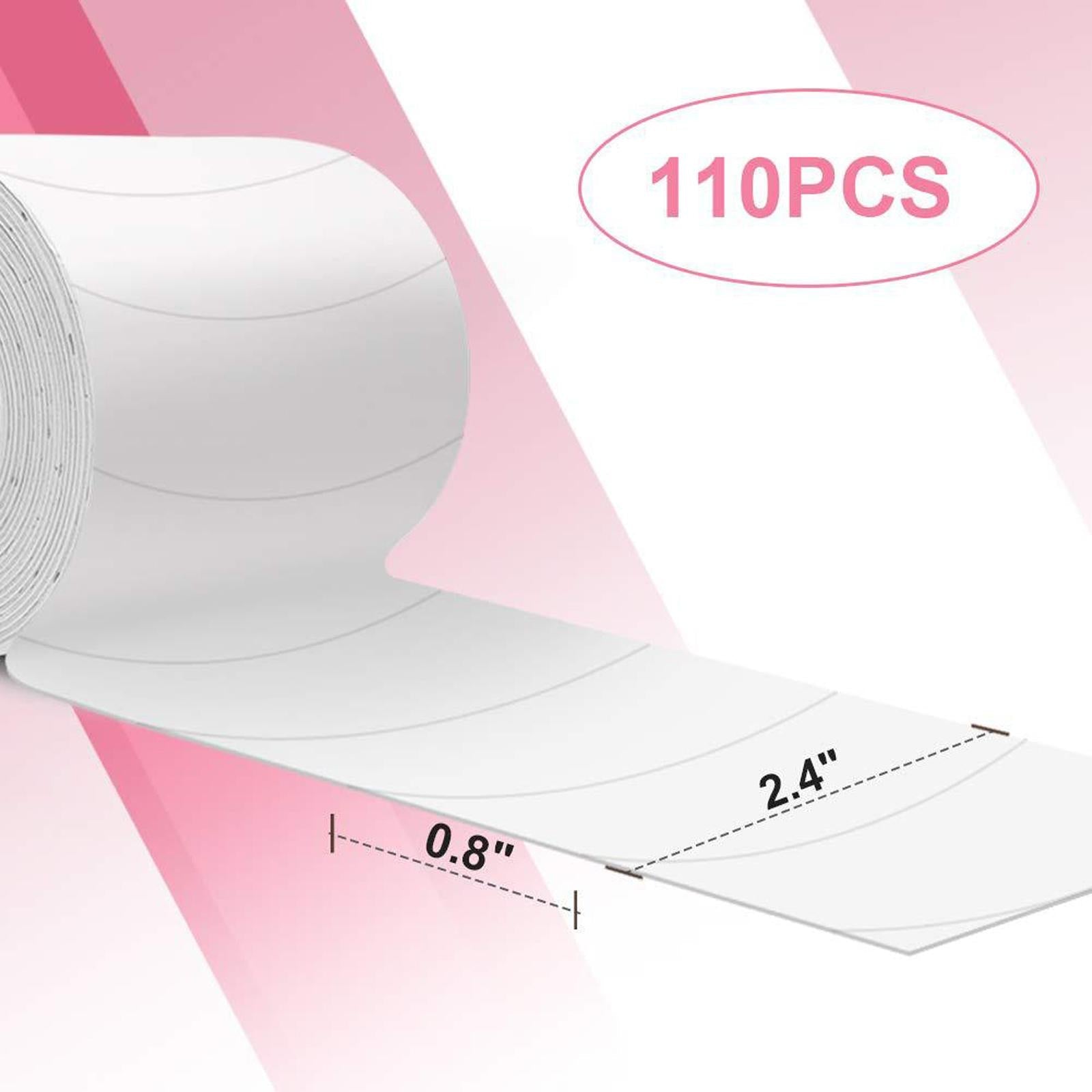 110x Eye Pads for Eyelash Extensions Pre Cut Makeup Tools for Home Use Women