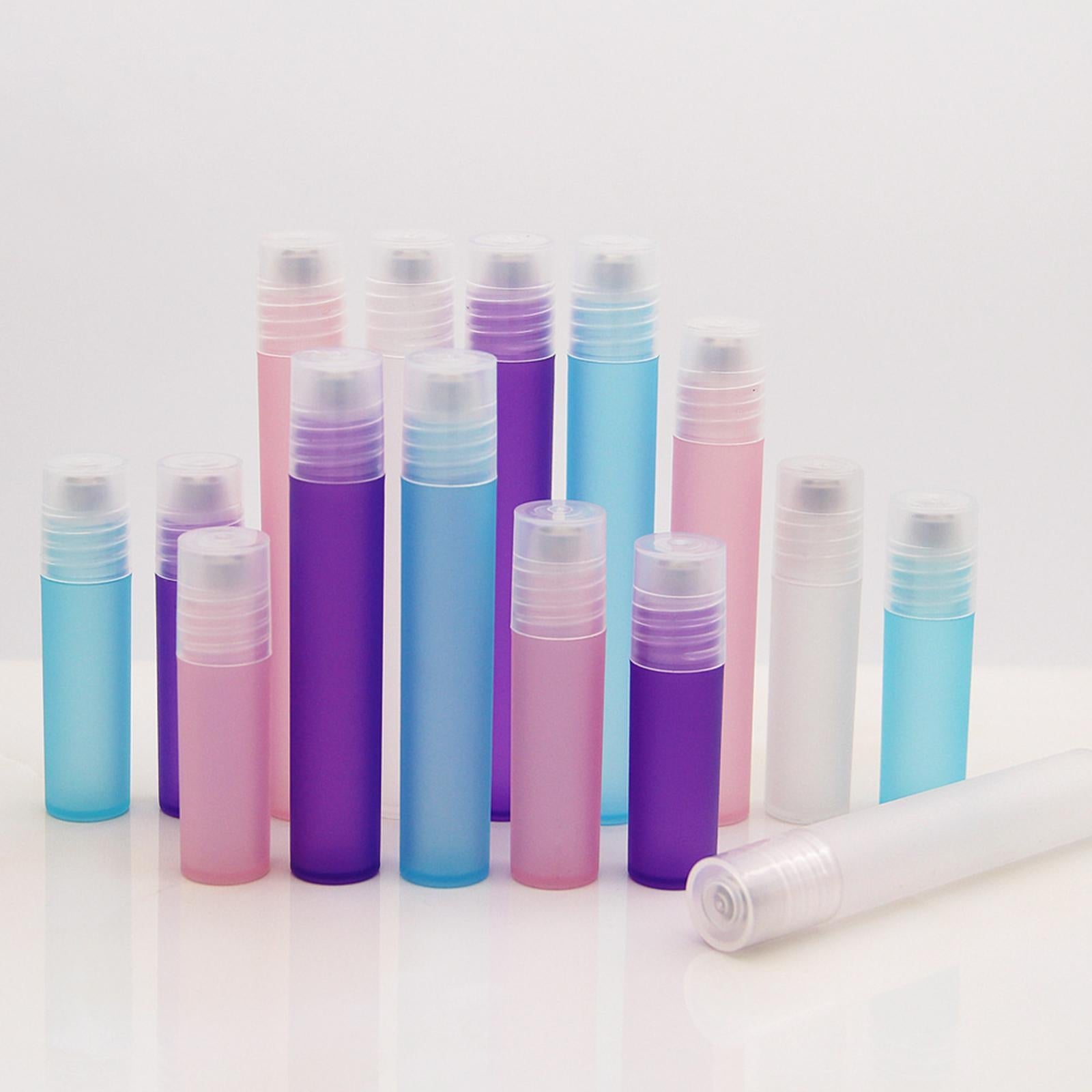 10 Count 10ml Plastic Essential Oil Roller Bottles Roll On White