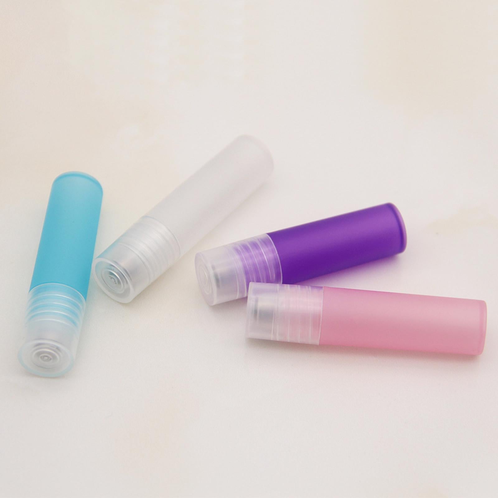 10 Count 10ml Plastic Essential Oil Roller Bottles Roll On White