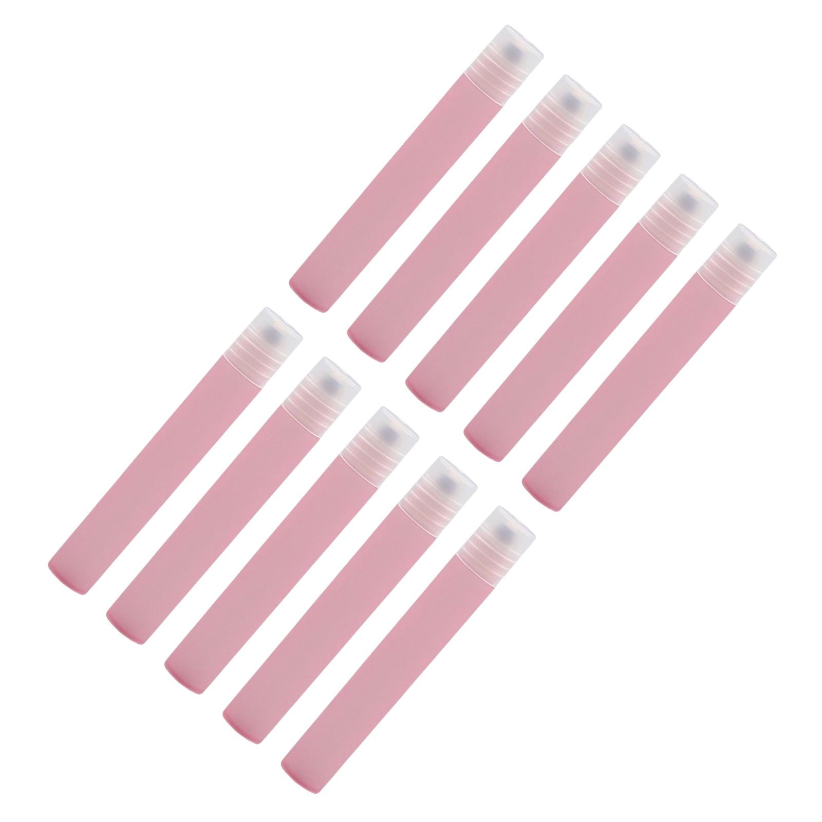 10 Count 10ml Plastic Essential Oil Roller Bottles Roll On Pink