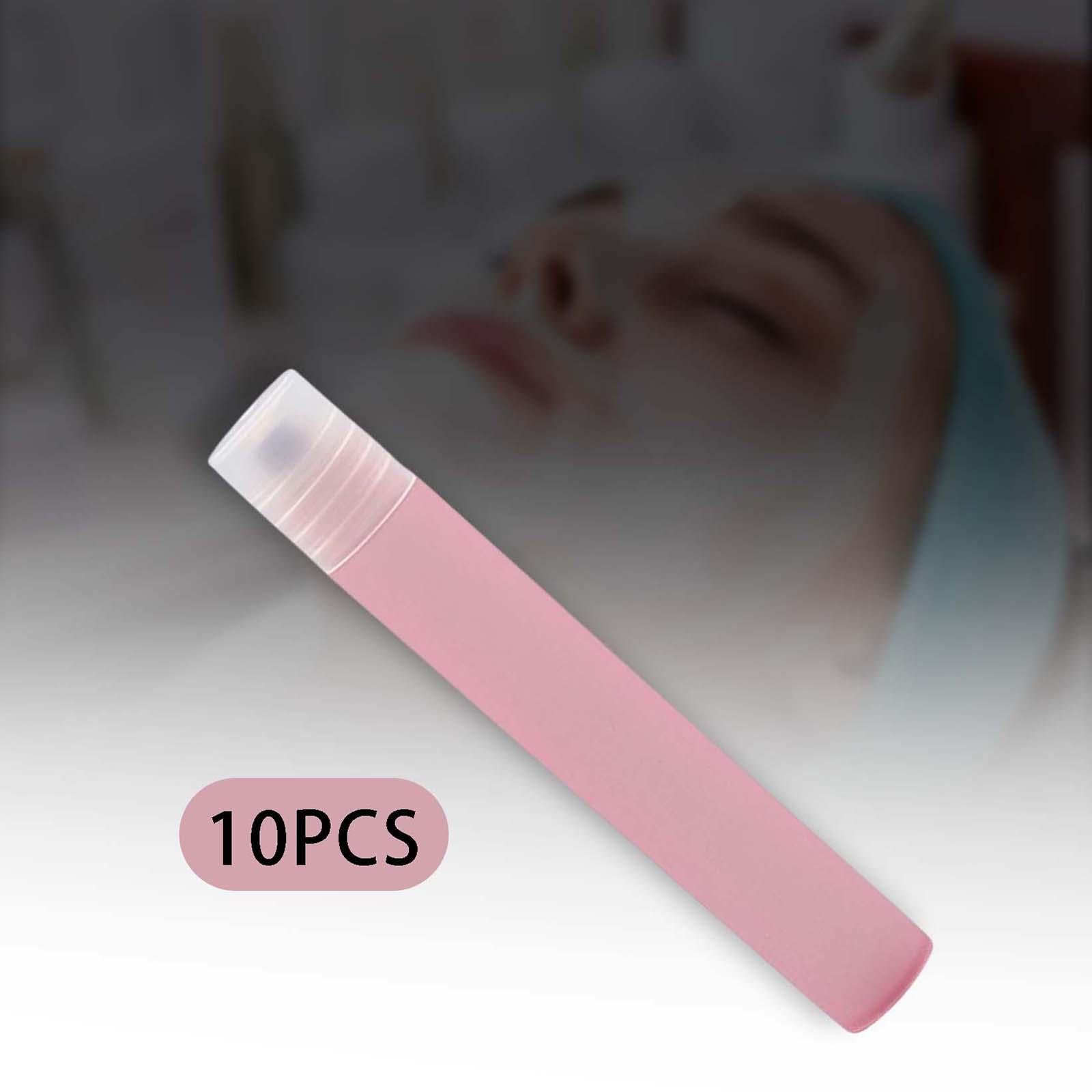 10 Count 10ml Plastic Essential Oil Roller Bottles Roll On Pink
