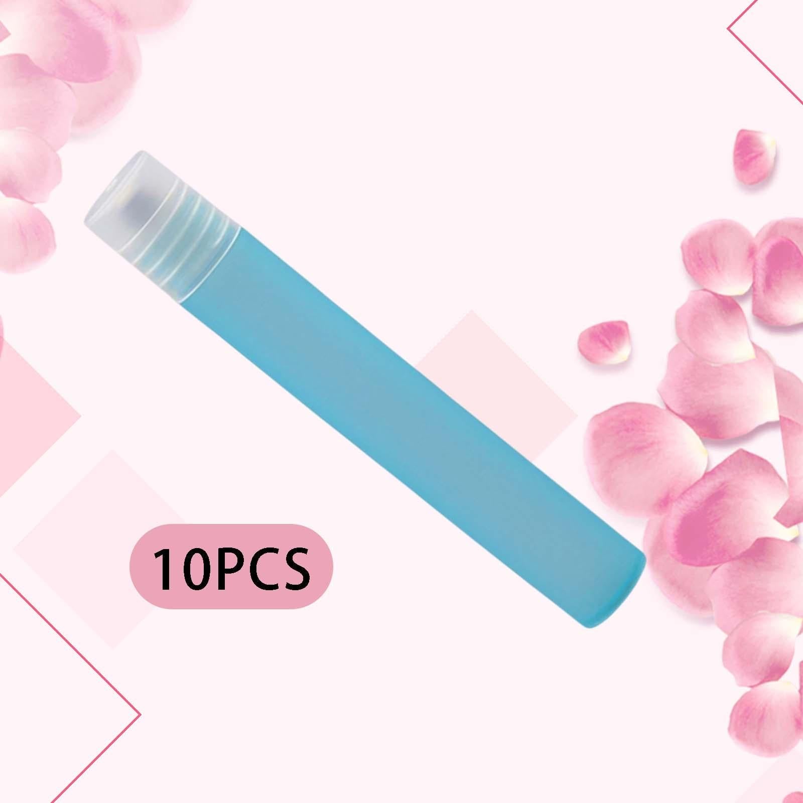 10 Count 10ml Plastic Essential Oil Roller Bottles Roll On Blue